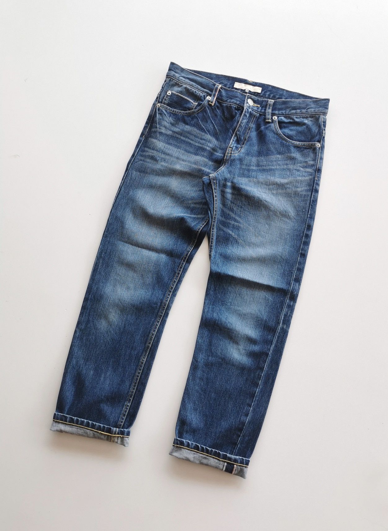 Sugar Cane Iena Slobe Selvedge Jeans Size 29 x 35.5 Size US 29 - 2 Thumbnail