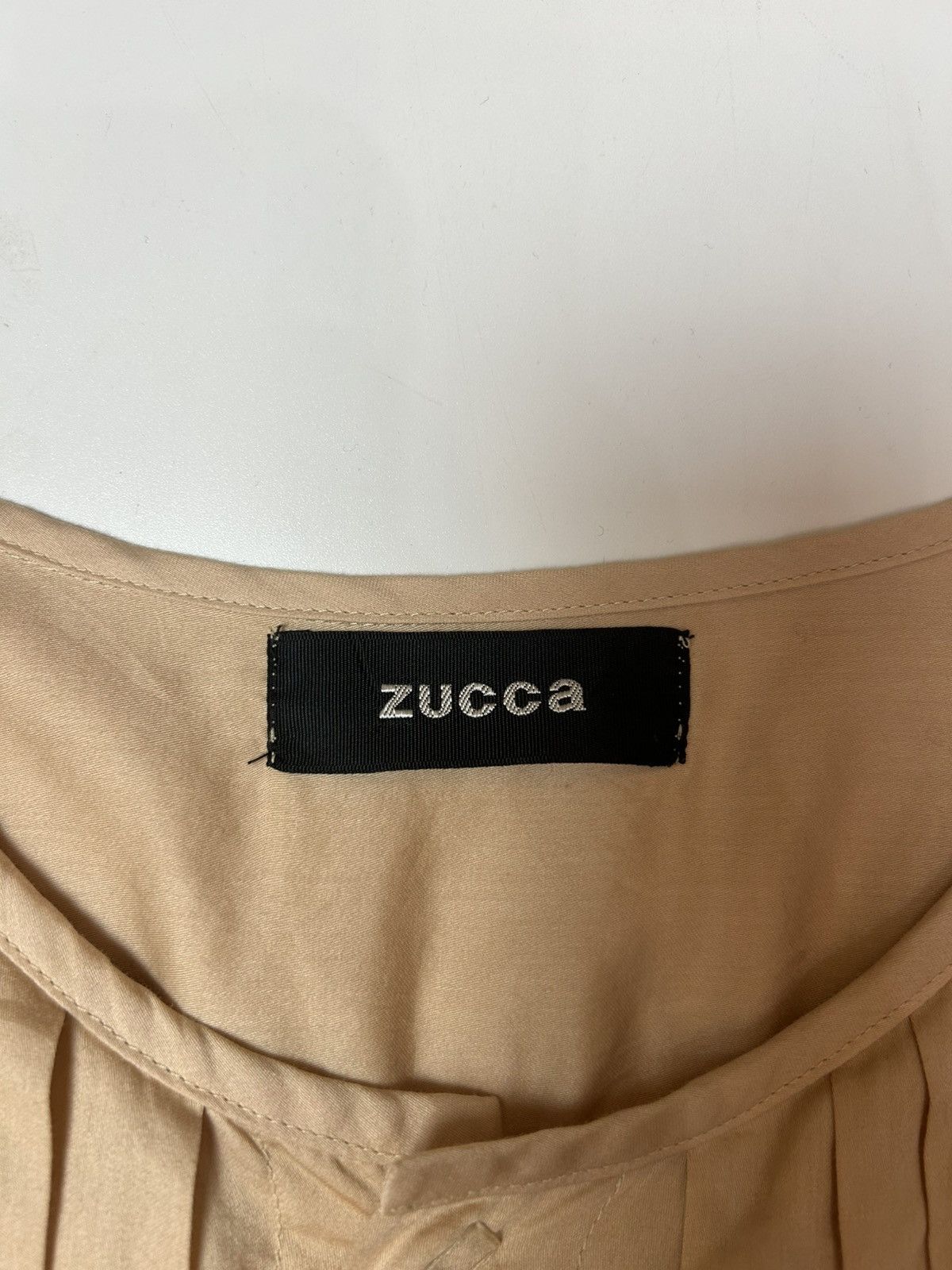 Designer × Issey Miyake × Zucca ZUCCA BROWN PLEATED BLOUSE Size M / US 6-8 / IT 42-44 - 6 Thumbnail