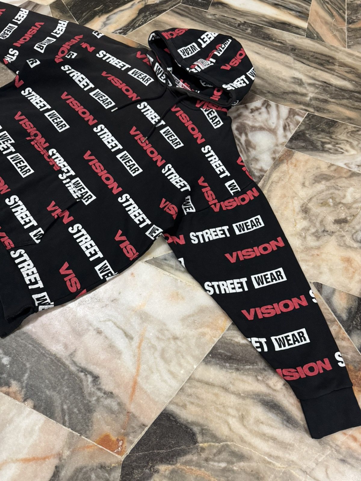 Vision Streetwear Vision Street Wear Monogram Hoodie Size US L / EU 52-54 / 3 - 3 Thumbnail