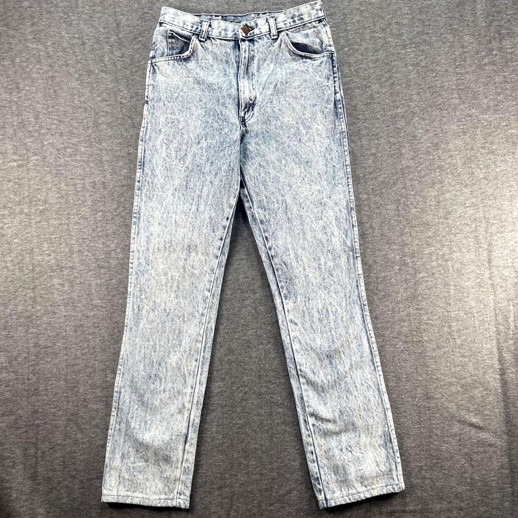 Vintage VINTAGE Bristol Blues Jeans Mens 30x34 Acid Wash Made USA Union Jack Patch 90s Jeans Mens 30 34 Blue Cotton Denim Straight Pocket Union Jack 90s Size US 30 / EU 46 - 3 Thumbnail