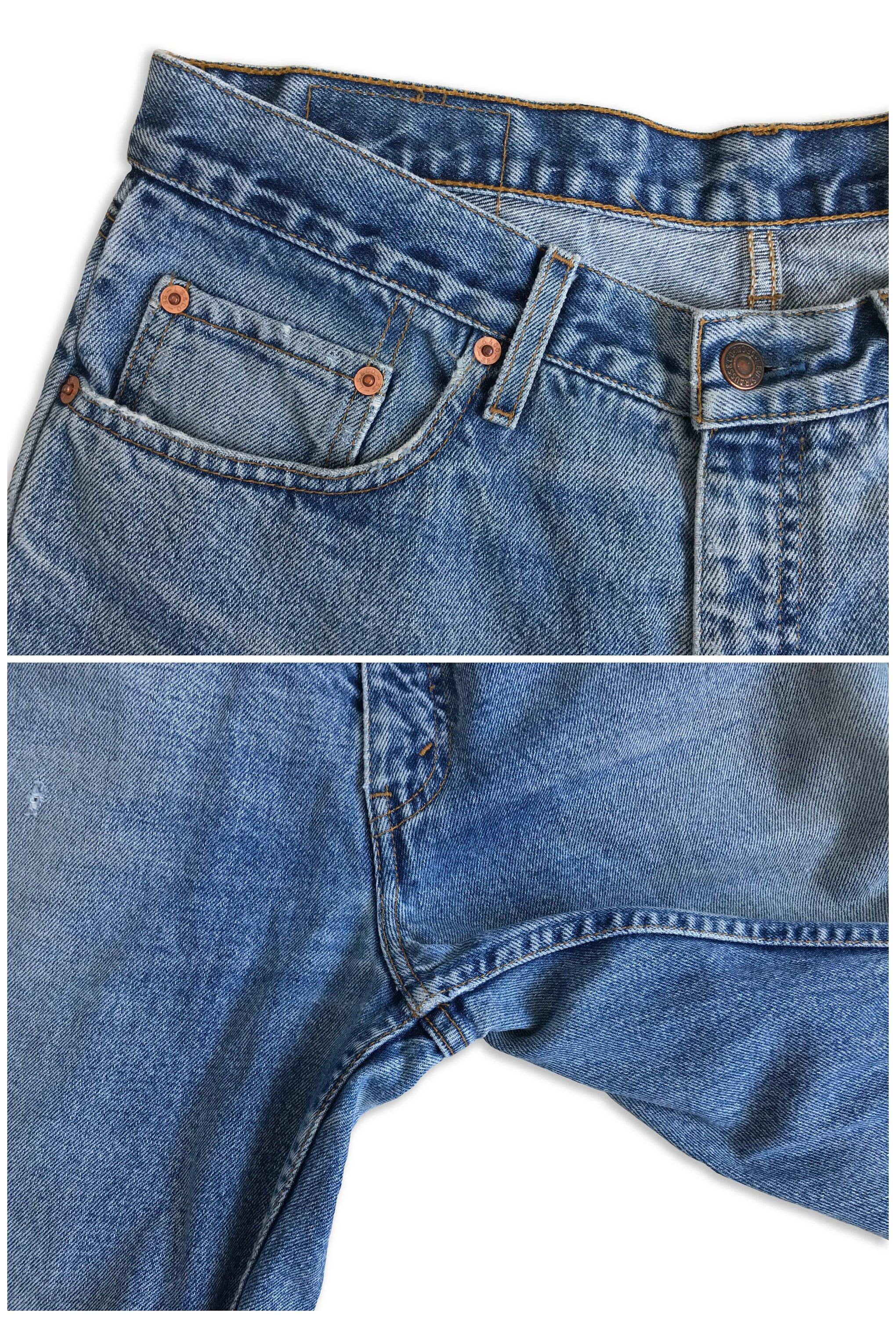 Levi's Vintage 90s LEVIS 626 Jeans Distressed Orange tab W36 L34 Size US 36 / EU 52 - 10 Thumbnail