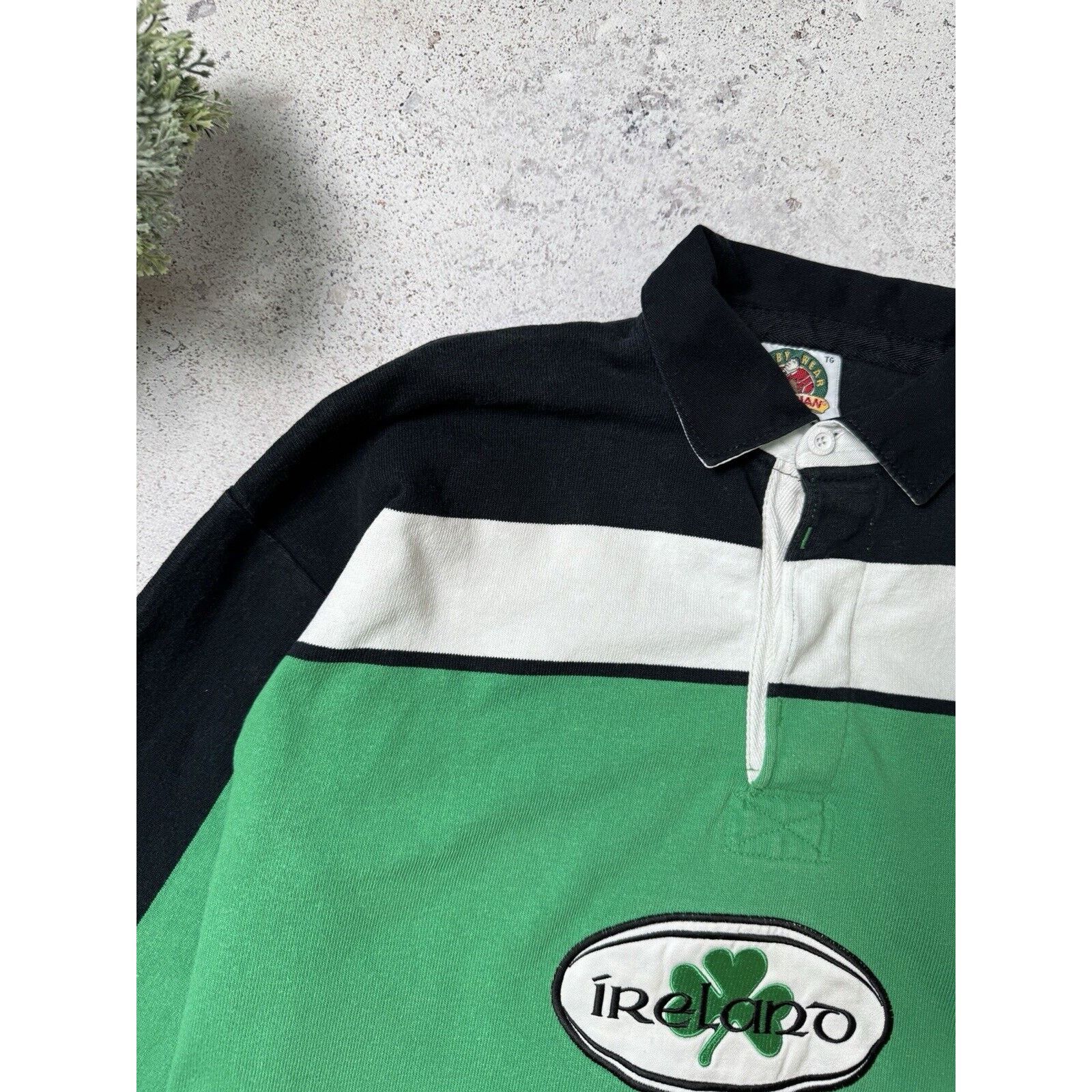 Vintage Barbarian Rugby Wear Shirt Men's L Multicolor