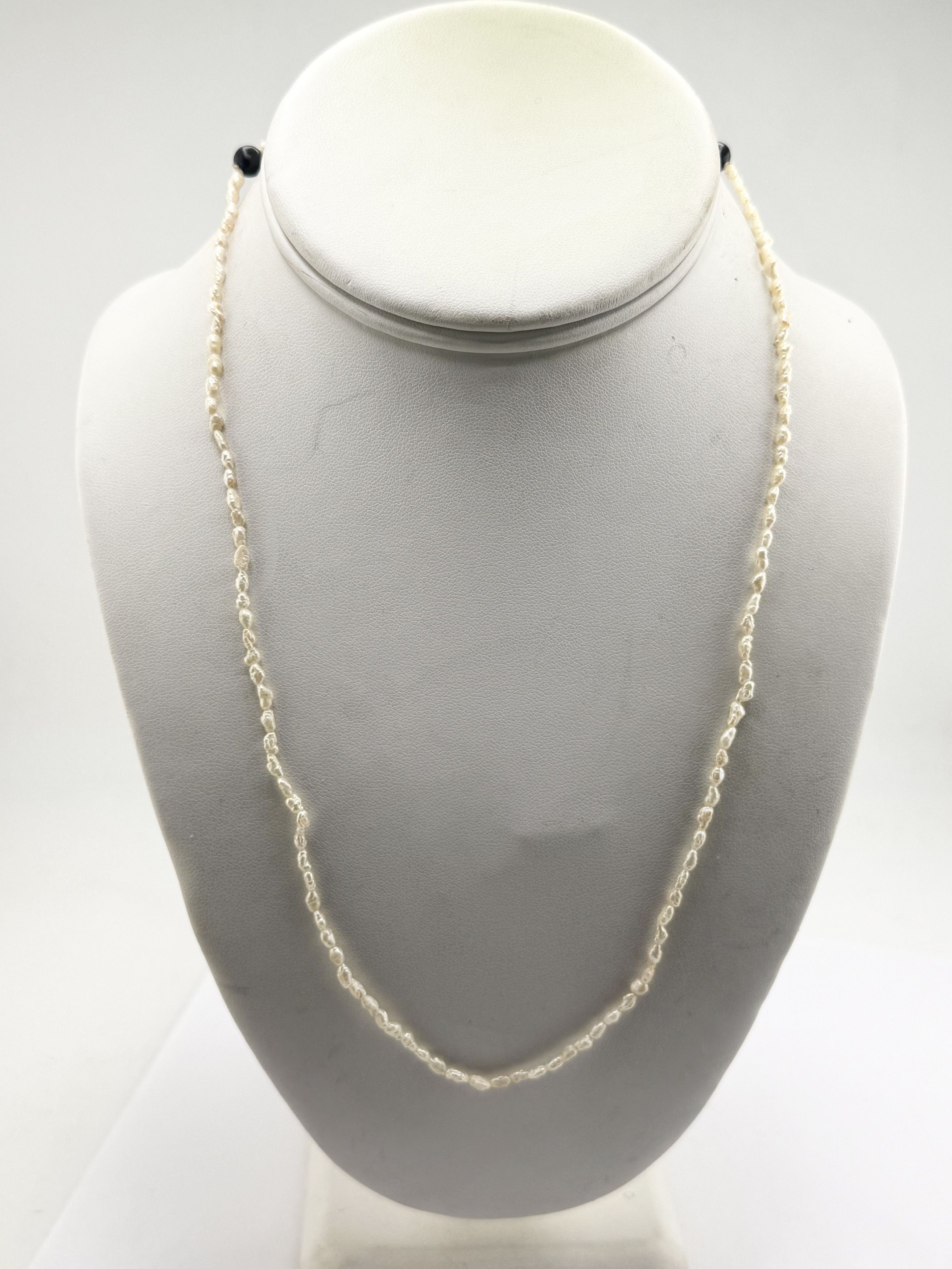 Vintage Vintage Sterling rice pearl beaded necklace Size ONE SIZE - 3 Thumbnail