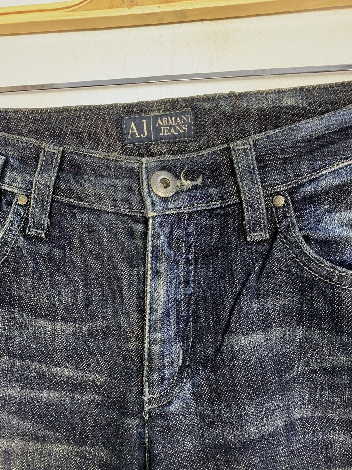 Armani Hype AJ Armani Jeans Indigo 006 Series Denim Unisex Pant Size US 29 - 7 Thumbnail