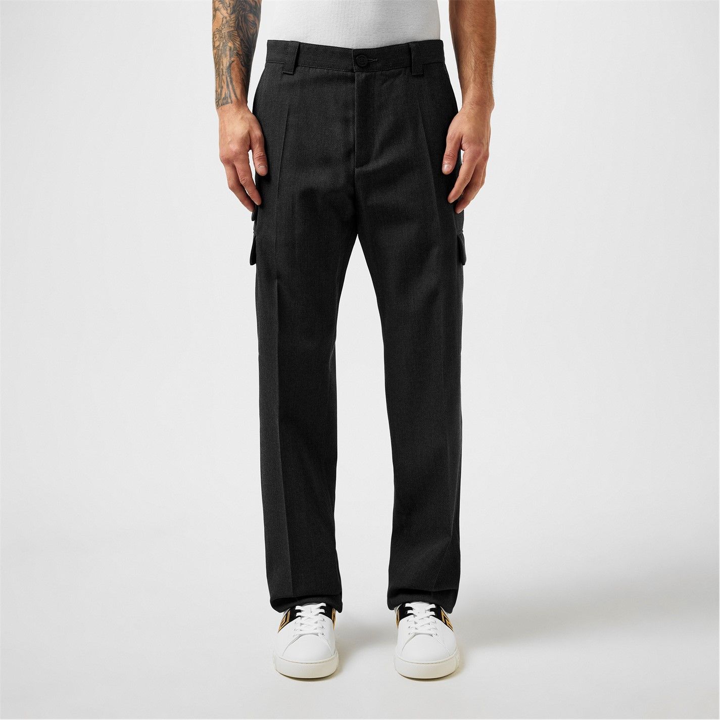 Versace o1g2r1mq0526 Informal Trousers in Dark Grey Size US 34 / EU 50 - 3 Thumbnail
