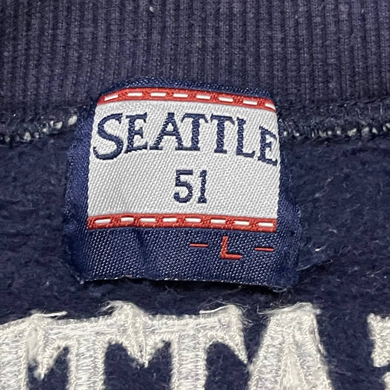 Japanese Brand Vintage Seattle 51 Embroidery Sweatshirt Crewneck Size US L / EU 52-54 / 3 - 4 Thumbnail