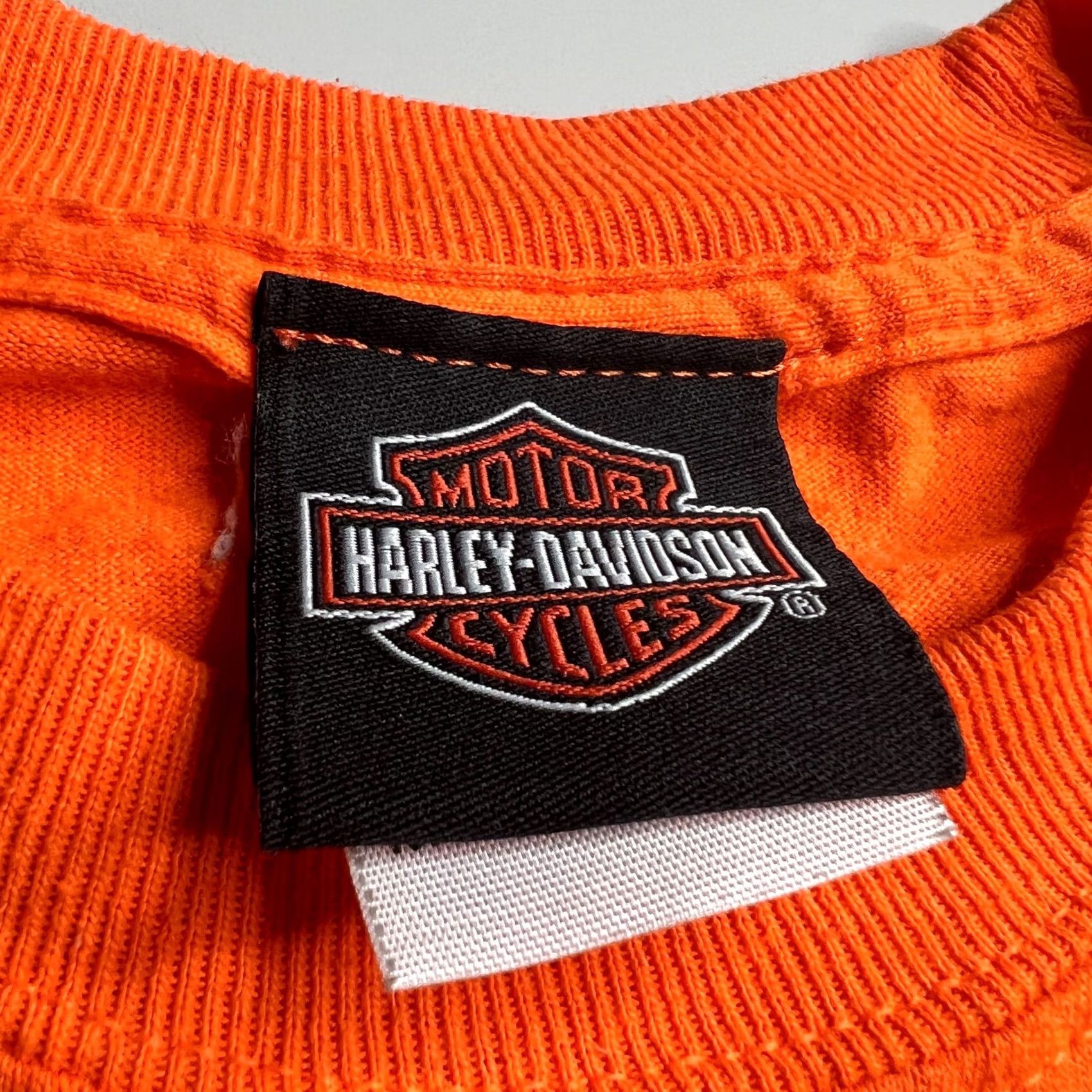Harley Davidson Harley-Davidson Long Sleeve T-Shirt Orange Barrett Harley-Davidson – El Paso, TX Men’s M Size US M / EU 48-50 / 2 - 7 Thumbnail