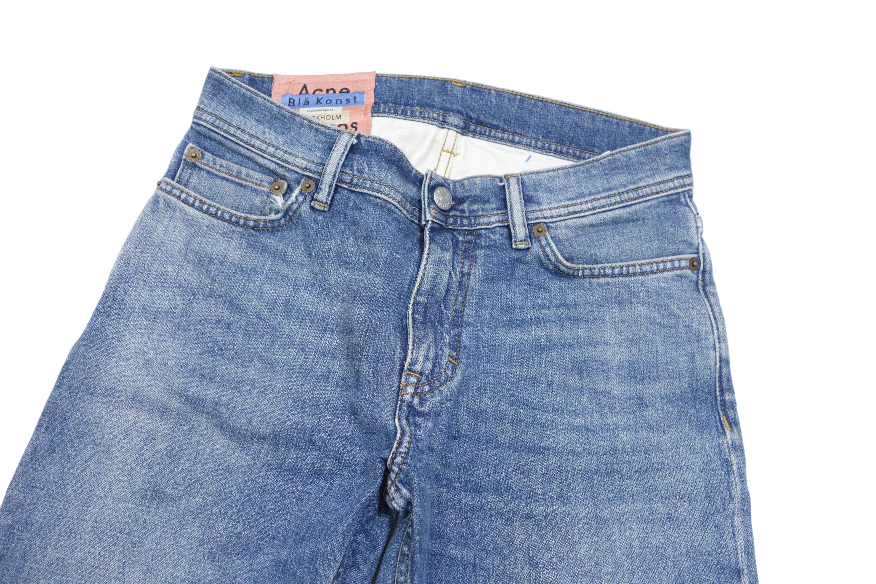 Acne Studios Bla Konst North Mid Blue Skinny Fit Jeans Size US 28 / EU 44 - 3 Thumbnail