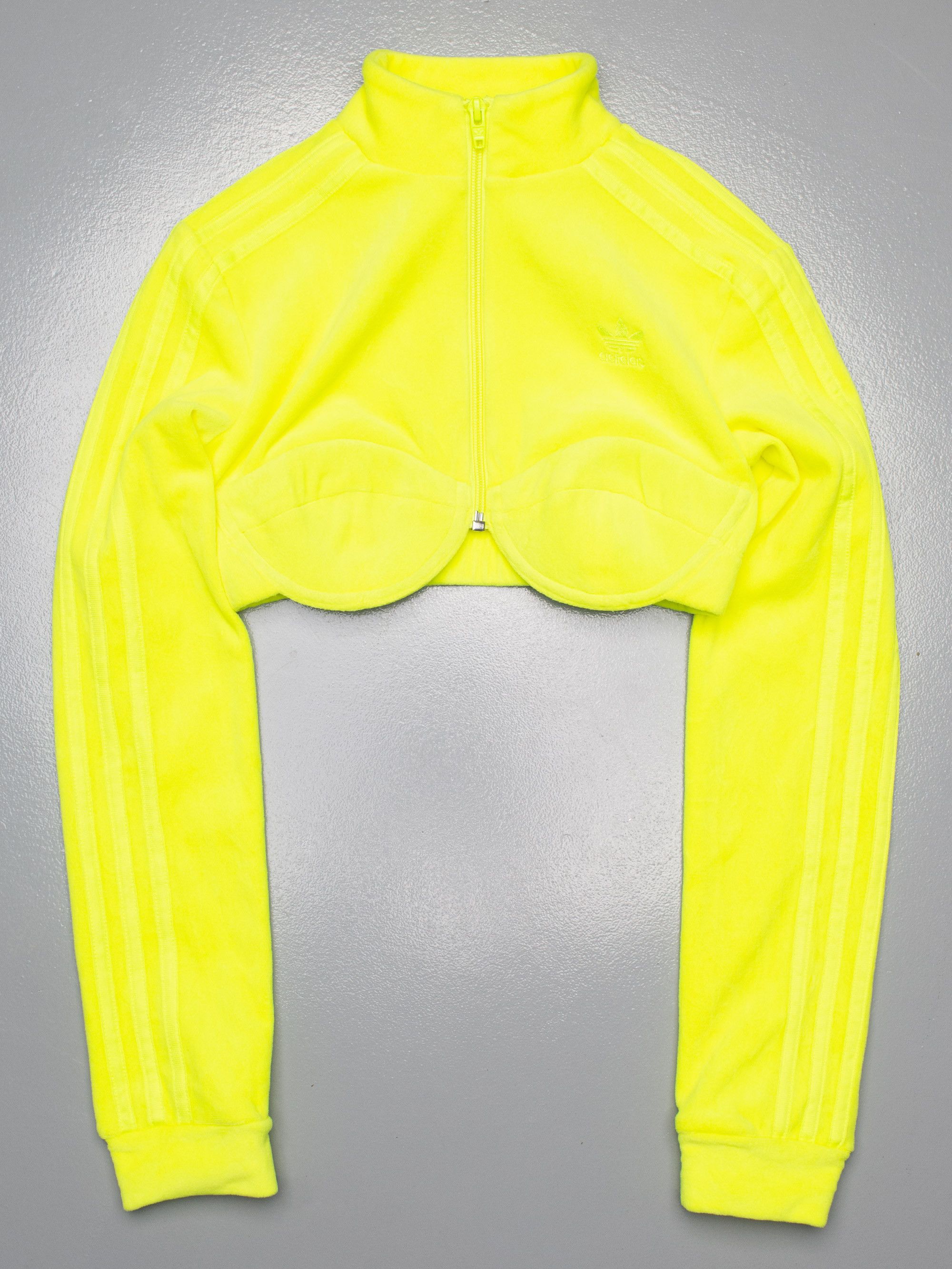 Adidas × Jeremy Scott adidas Originals X Jeremy Scott 2021 JS Track Crop Top Size XS / US 0-2 / IT 36-38 - 1 Thumbnail