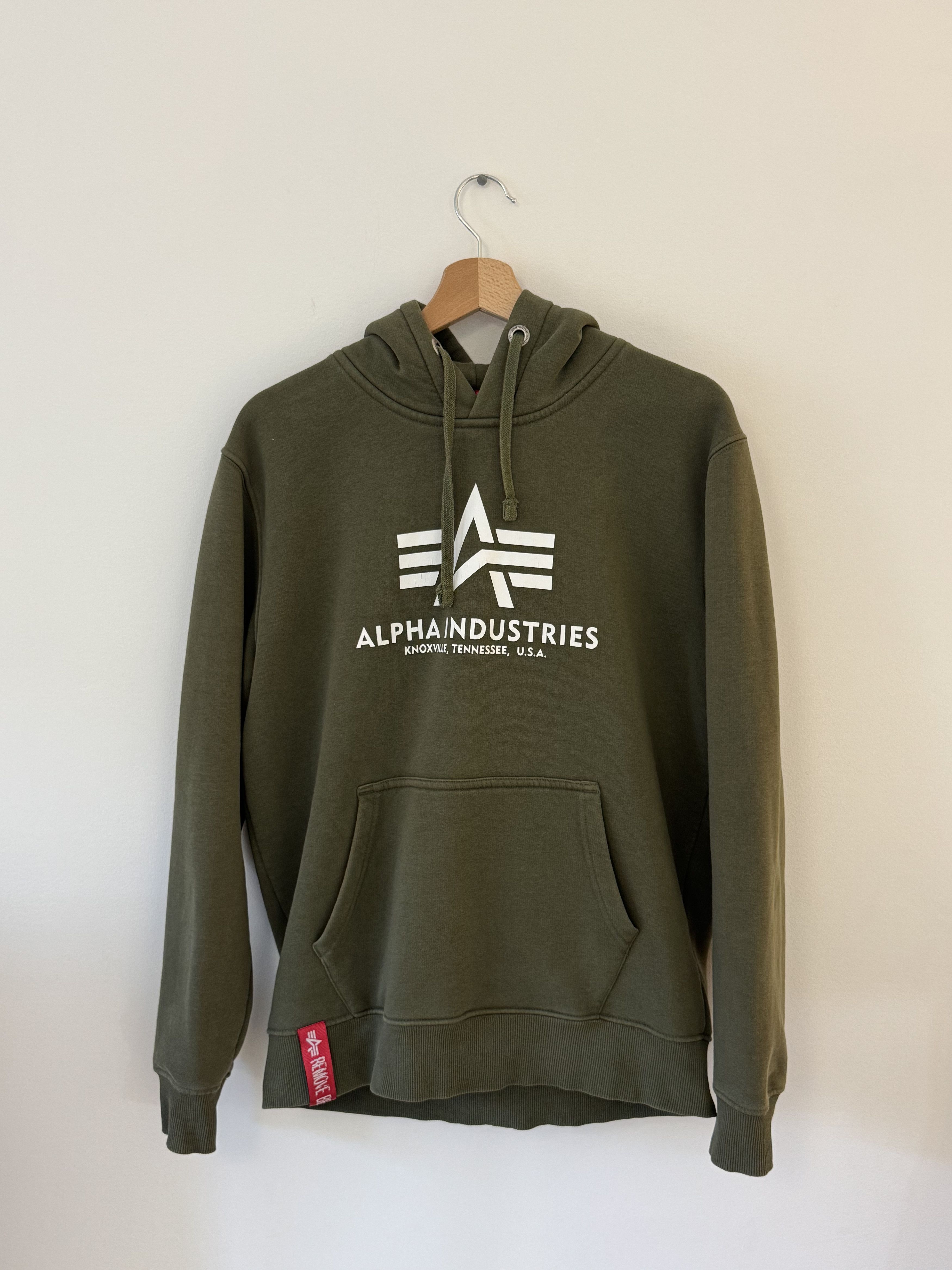 Alpha Industries Dark green/khaki hoodie ALPHA INDUSTRIES Size US M / EU 48-50 / 2 - 6 Thumbnail