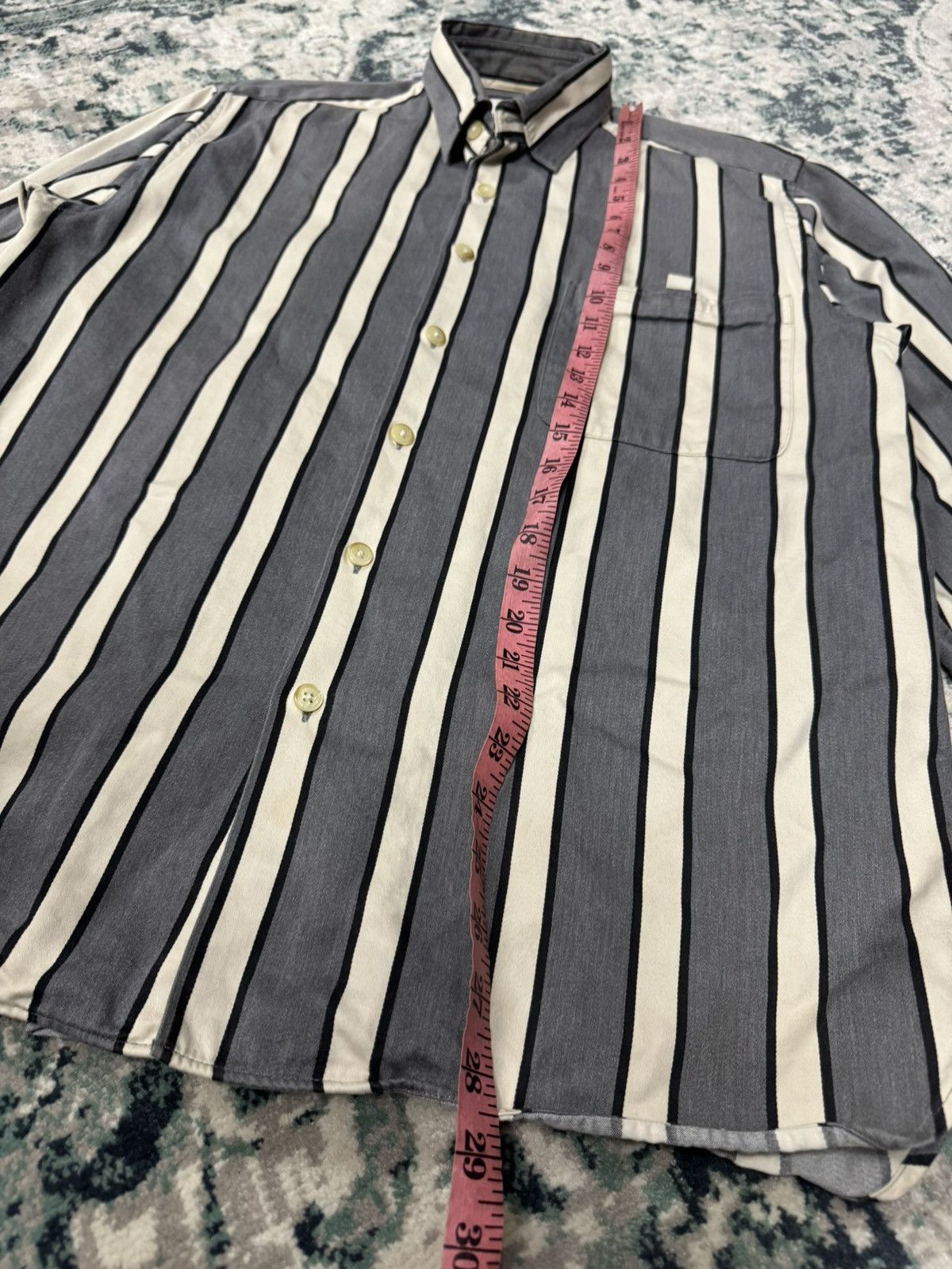 General Research × Vintage GENERAL RESEARCH 2000 STRIPED BUTTON UP SHIRT Size US M / EU 48-50 / 2 - 10 Thumbnail