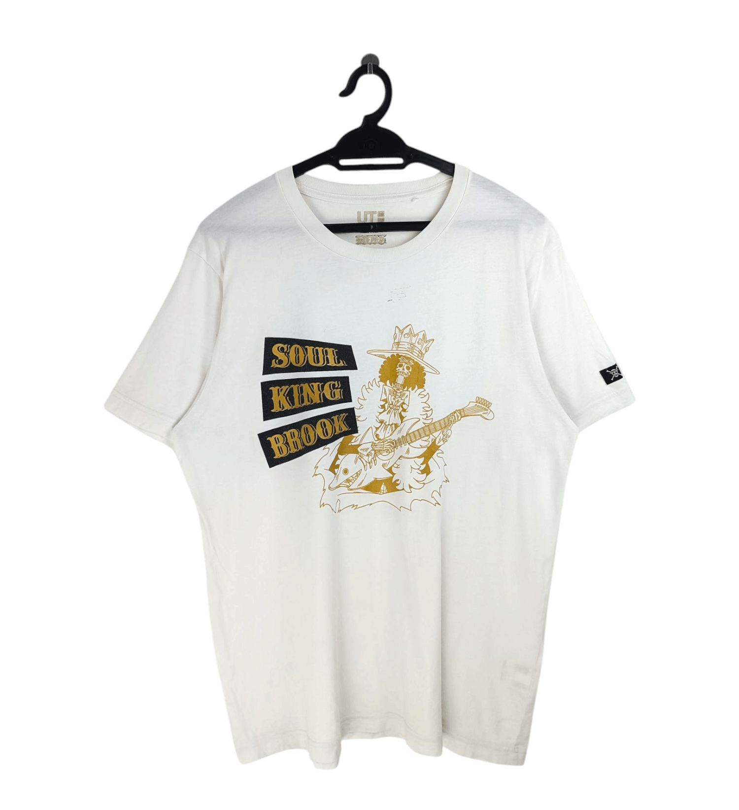 Anime VINTAGE ONE PIECE SOUL KING BROOK TEE naruto bleach dragon Size US M / EU 48-50 / 2 - 1 Thumbnail