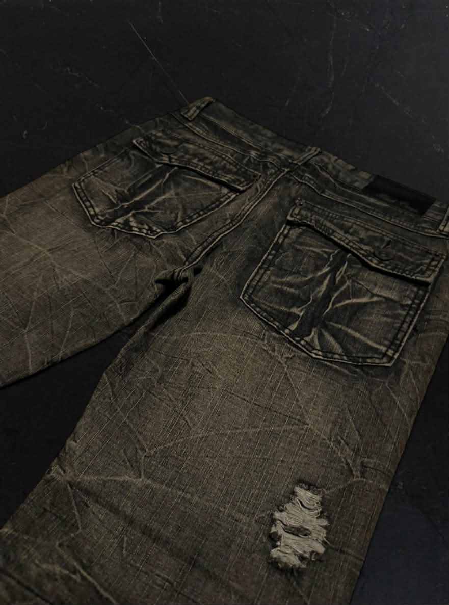 Japanese Brand Black Crown Denim Size US 32 / EU 48 - 6 Thumbnail