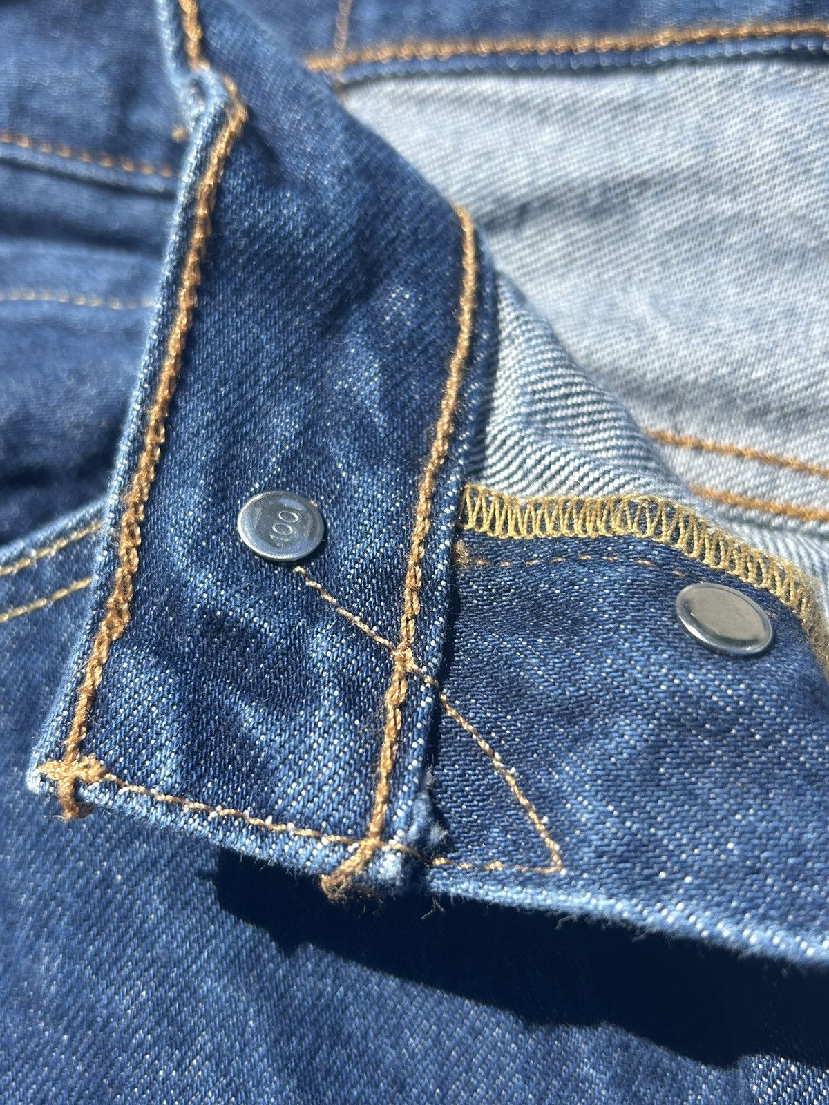 Levi's Levi’s Distressed Marbled Blue 501’s Size US 33 - 7 Thumbnail