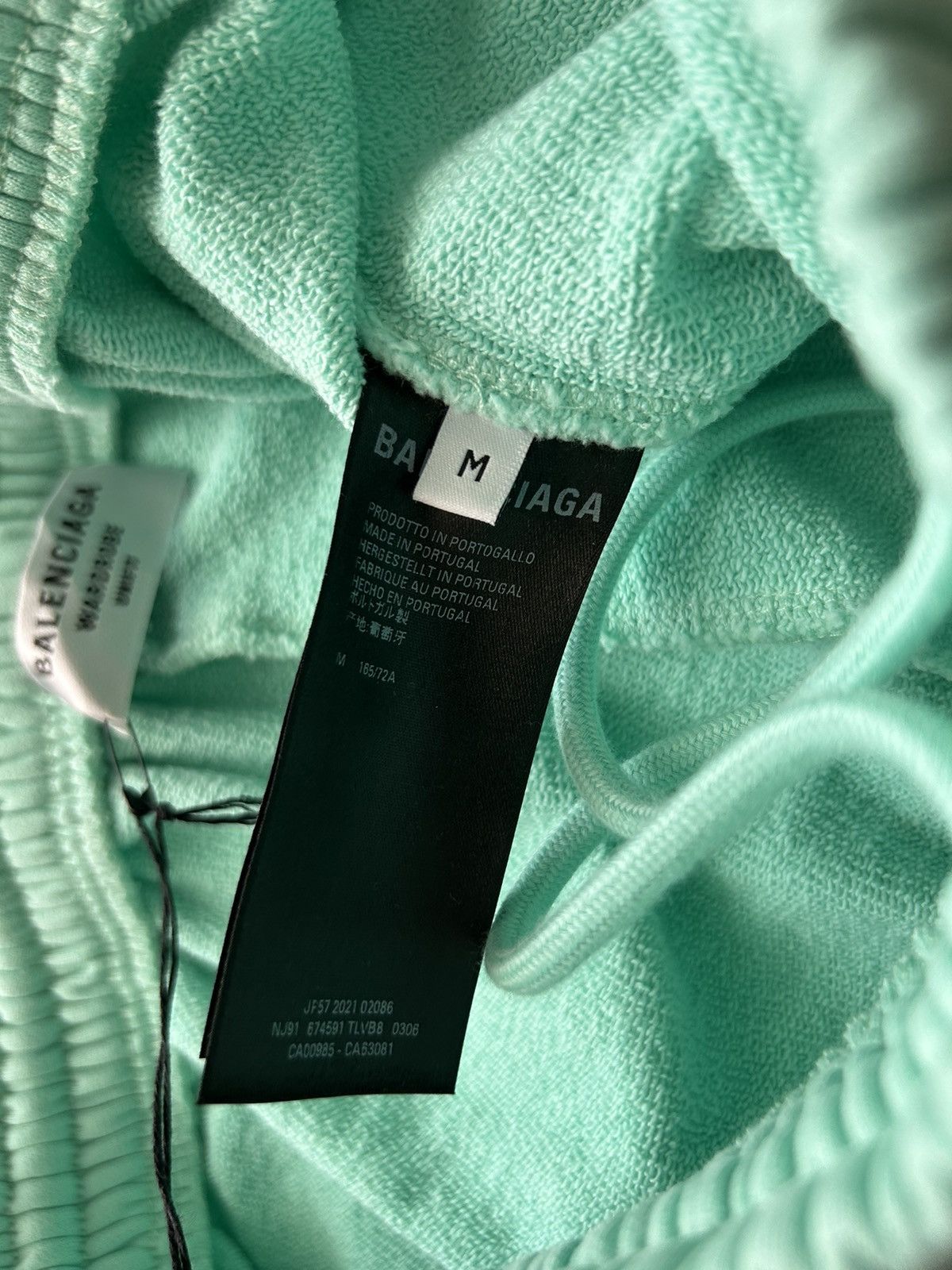Balenciaga Balenciaga teal sweatshorts Size US 32 / EU 48 - 4 Thumbnail