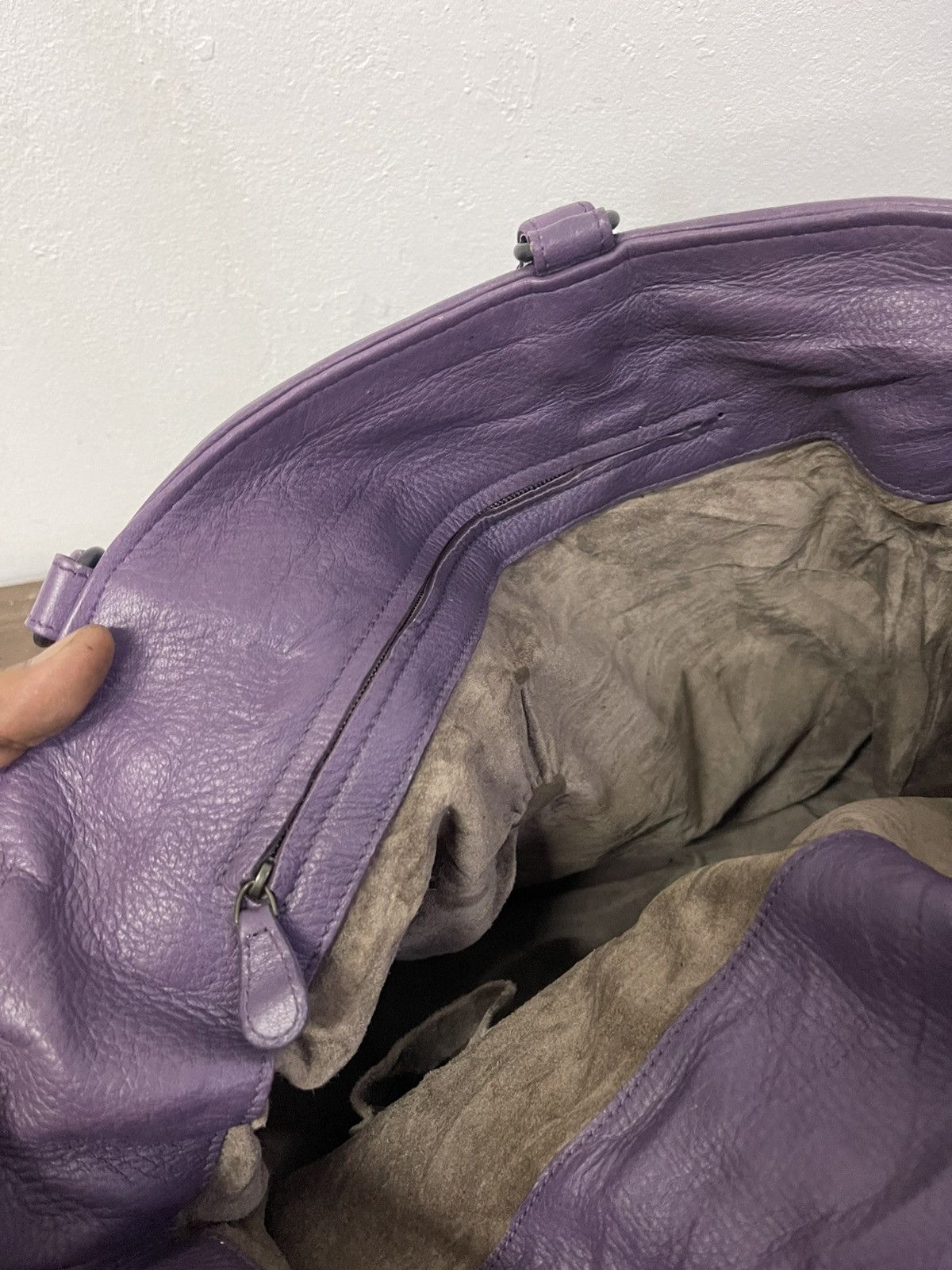Bottega Veneta Purple Bottega Veneta Soft Nappa leather handbag Size ONE SIZE - 14 Thumbnail