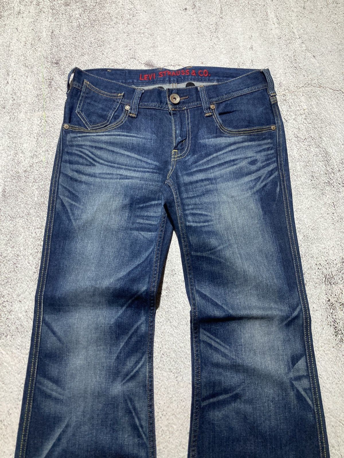 Levi's Vintage Clothing Vintage Levis Buckleback Bootcut Clawmark Flared Jeans Pants Size US 30 / EU 46 - 3 Thumbnail