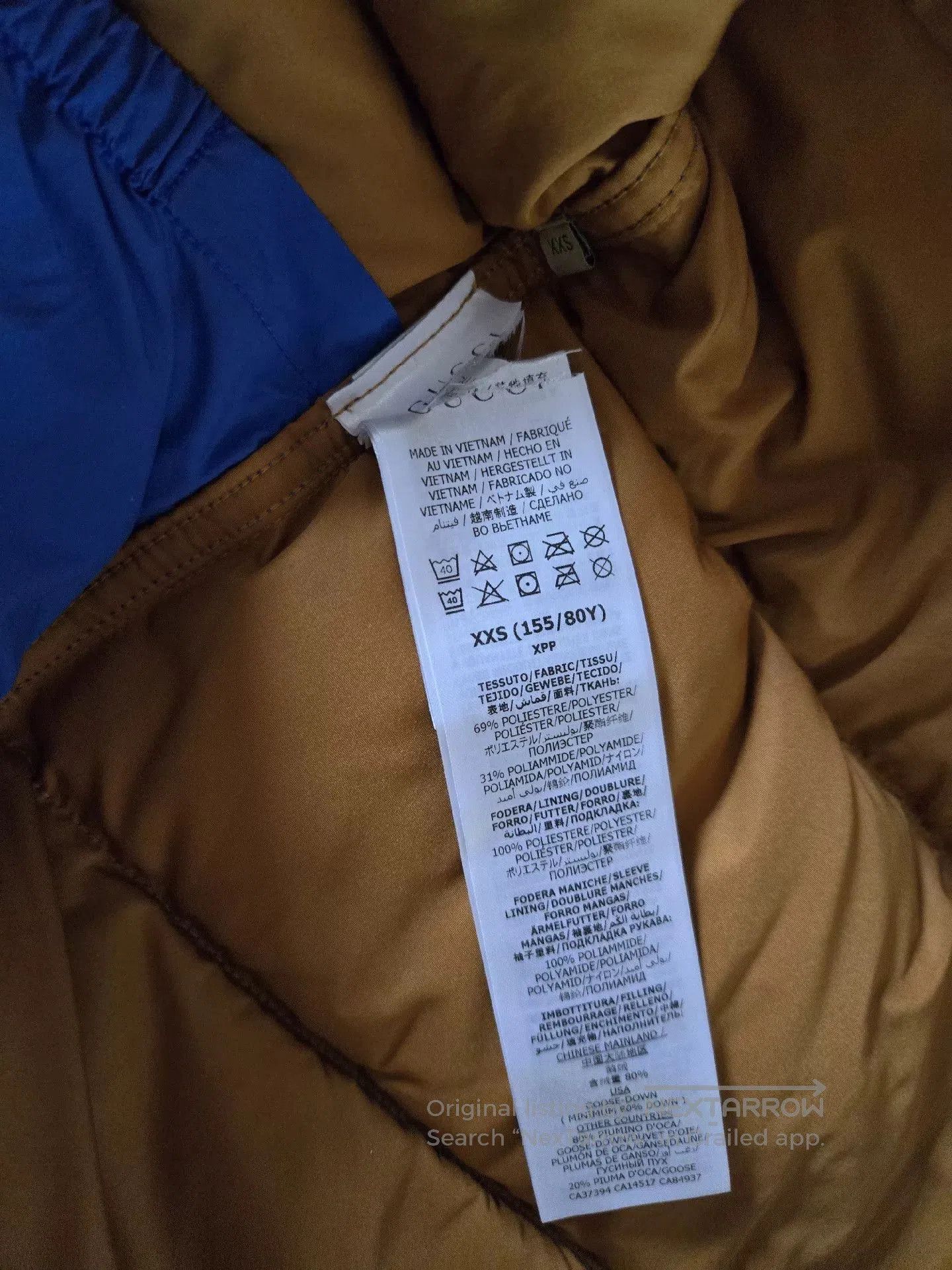 Gucci Gucci x The North Face Blue Down Jacket. Size M / US 6-8 / IT 42-44 - 6 Thumbnail