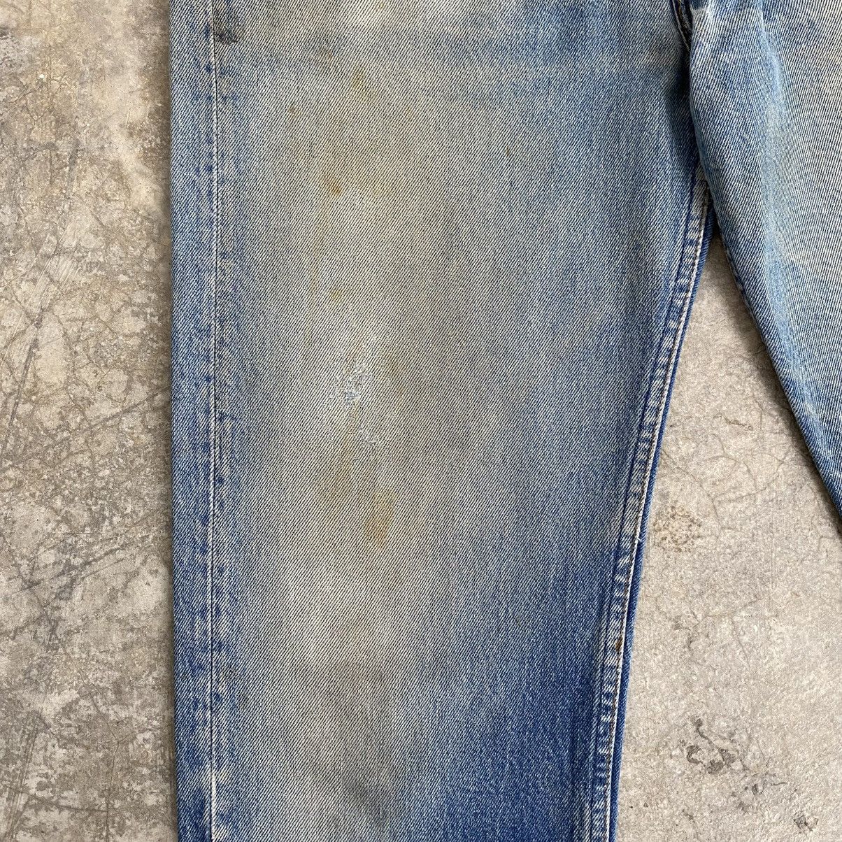 Levi's Vintage 90’s Levis 501 Faded Blue Distressed Denim Jeans Size US 32 / EU 48 - 5 Thumbnail