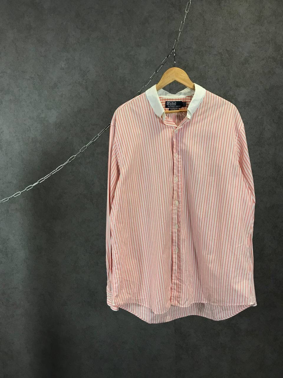 Polo Ralph Lauren Polo Ralph Lauren vintage designer striped shirt Size US XXL / EU 58 / 5 - 1 Thumbnail