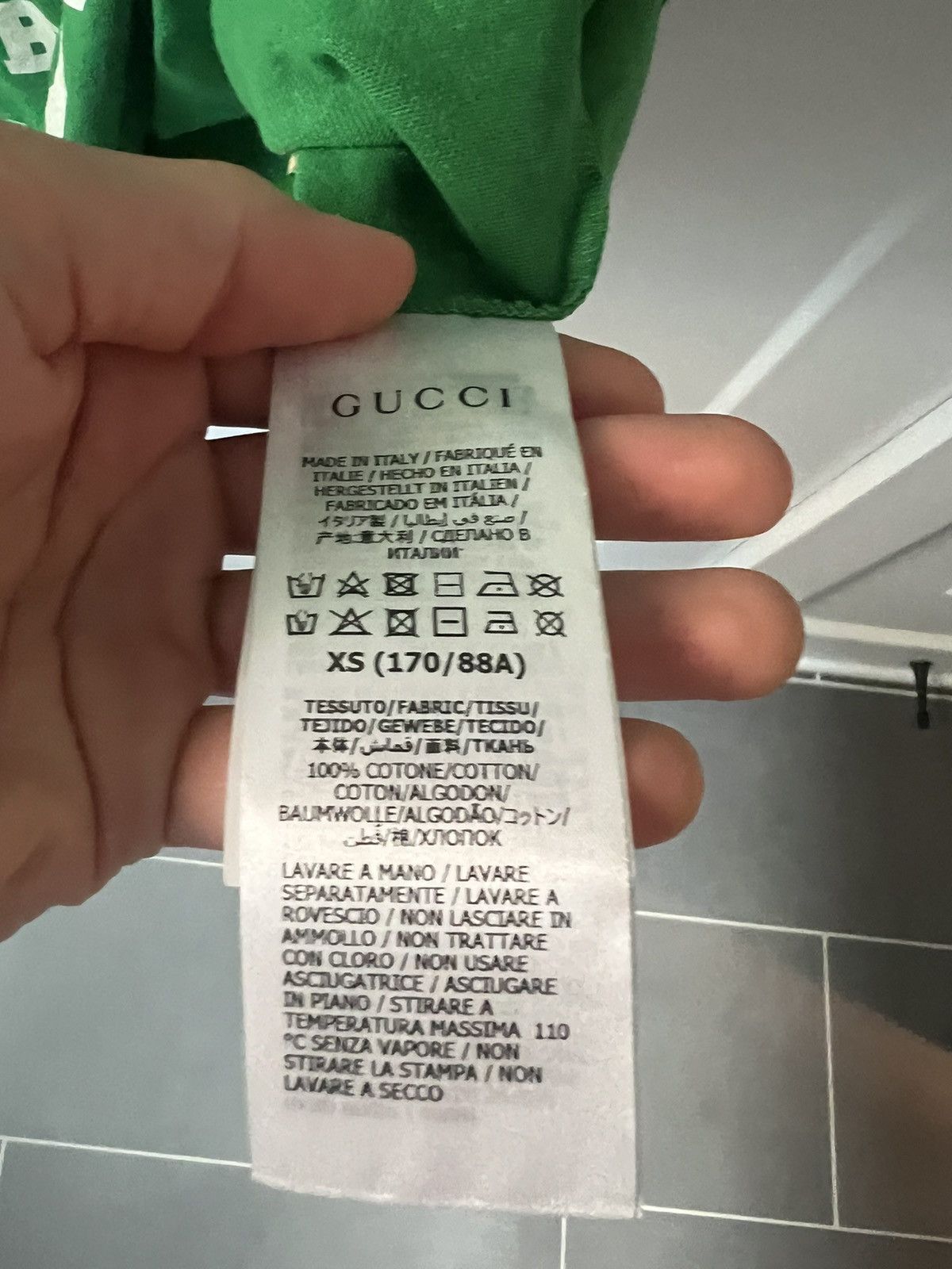 Gucci Gucci Eschatology shirt green Size US XS / EU 42 / 0 - 5 Thumbnail