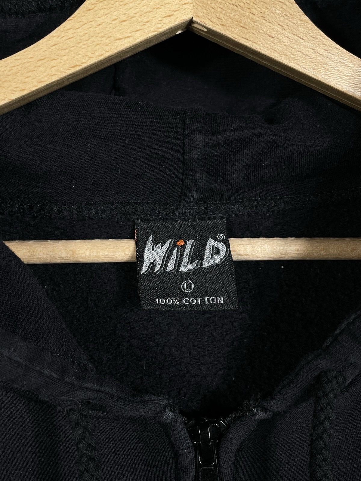 Vintage Vintage Wild Zip Hoodie Sweatshirt Vintage Y2k Wolf Print Size US L / EU 52-54 / 3 - 5 Thumbnail