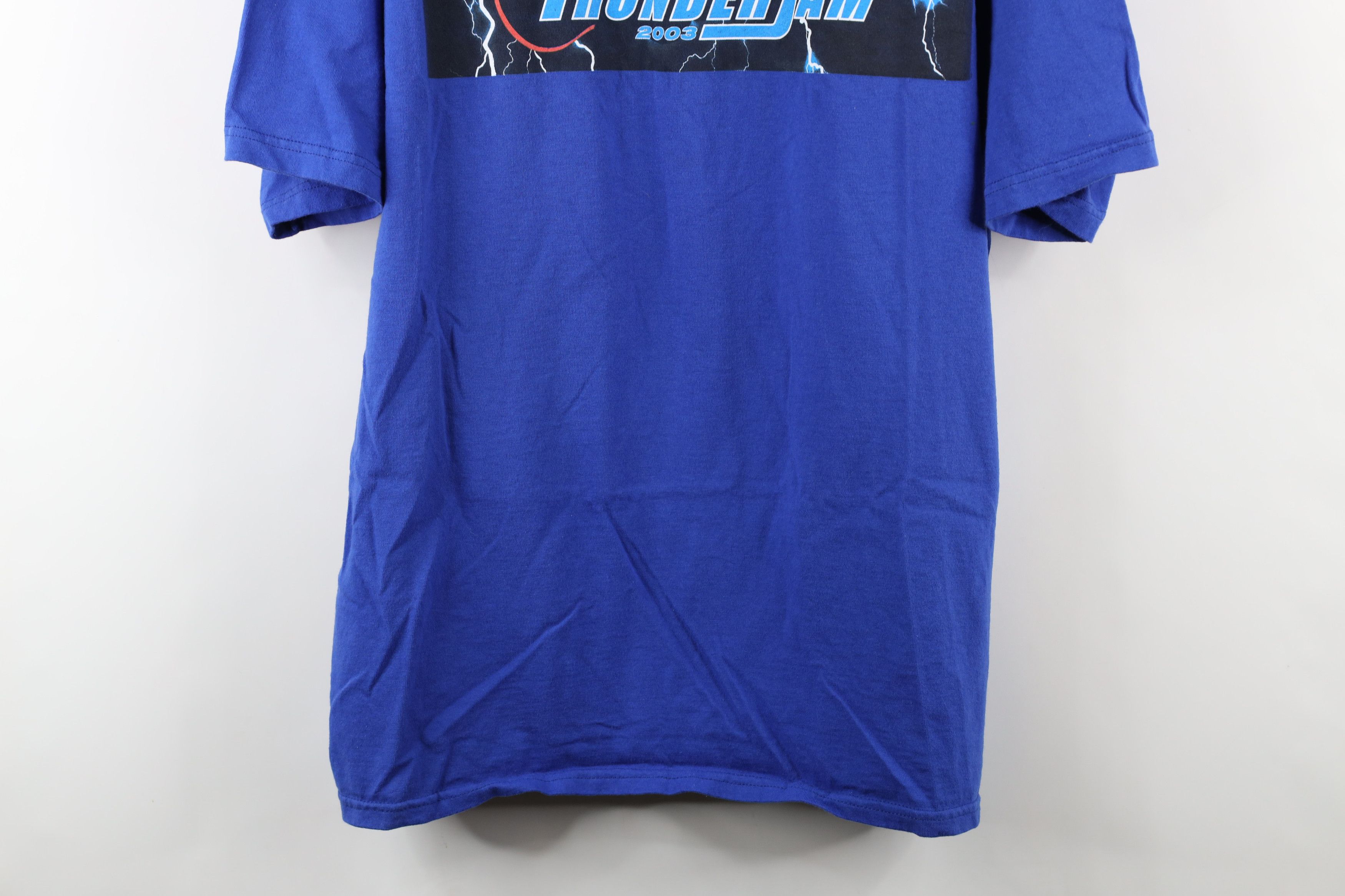 Vintage Vintage Y2K 2003 Thunder Jam K100 Country Music T-Shirt Blue Size US XXL / EU 58 / 5 - 3 Thumbnail
