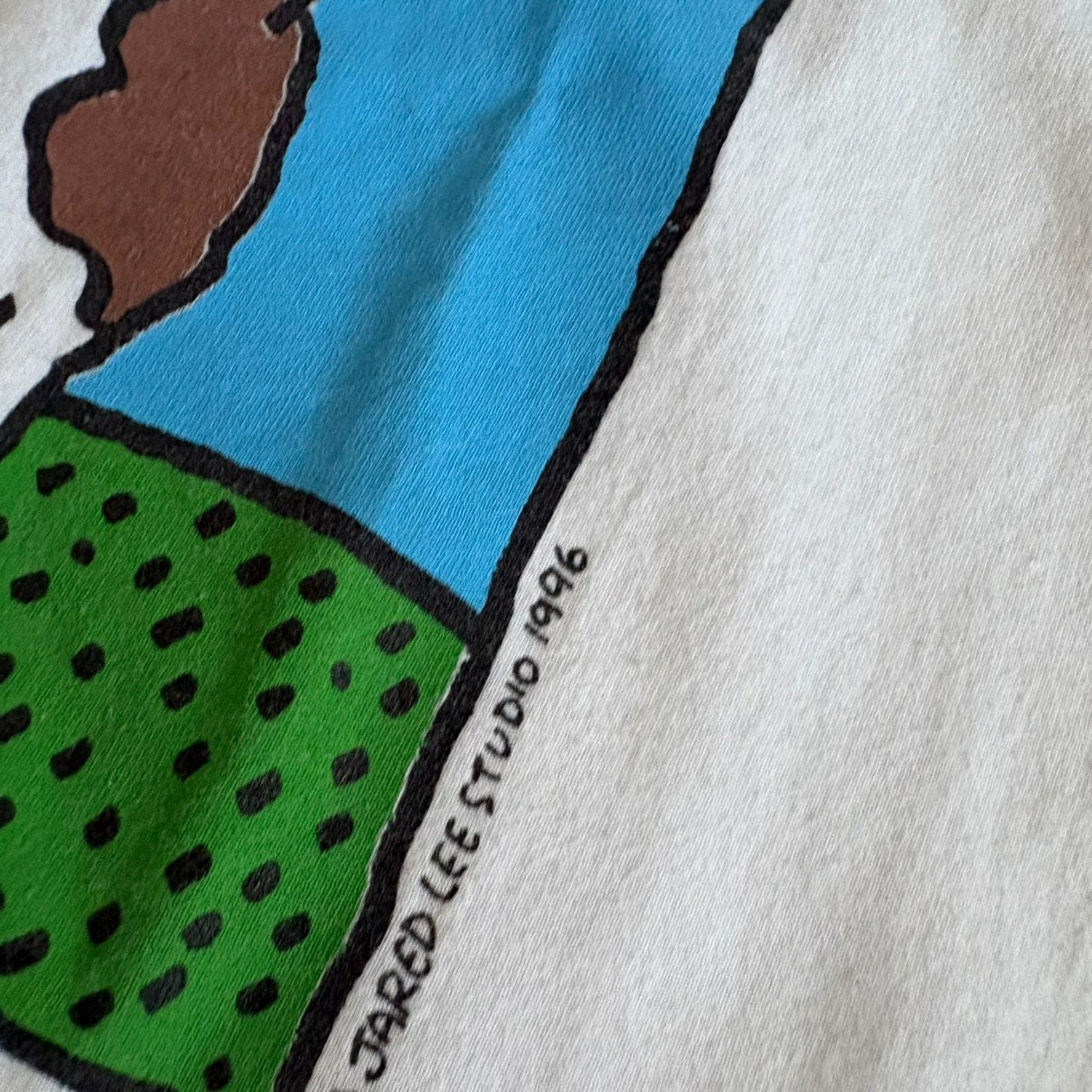Vintage Vintage Jack Russell Art T-Shirt Men's Size M White Size US M / EU 48-50 / 2 - 6 Thumbnail
