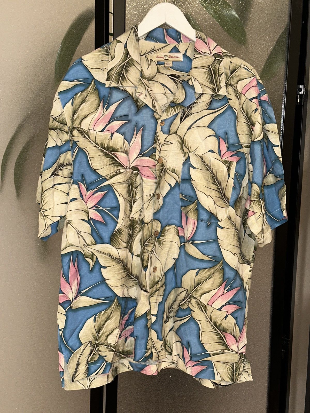 Tommy Bahama Tommy Bahama 100% Silk Floral Hawaiian Beach Camp Shirt LRG Size US L / EU 52-54 / 3 - 7 Thumbnail