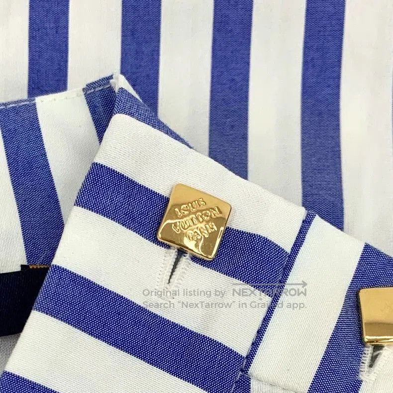Louis Vuitton Louis Vuitton Blue Striped Sleeveless Shirt. Size US S / EU 44-46 / 1 - 5 Thumbnail