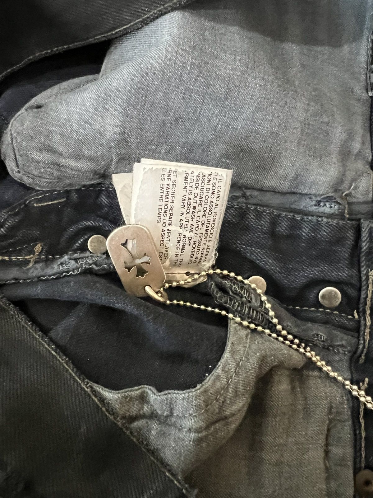 Rick Owens Rick owens olmar&mirta waxed detroit jeans Size US 30 / EU 46 - 11 Thumbnail