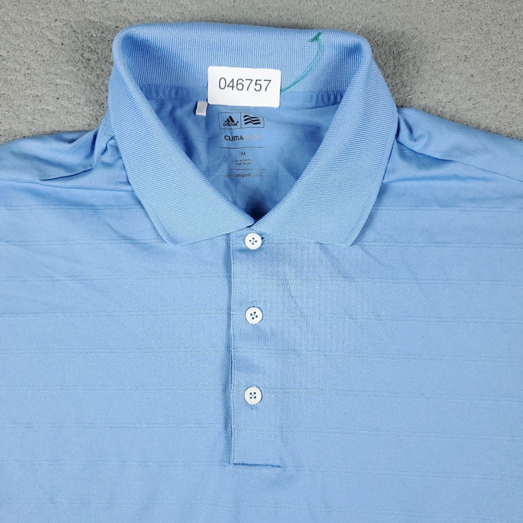 Adidas Adidas Polo Shirt Mens Size M Blue Casual Short Sleeve Polo Shirt Mens Blue Adidas Size US M / EU 48-50 / 2 - 2 Thumbnail