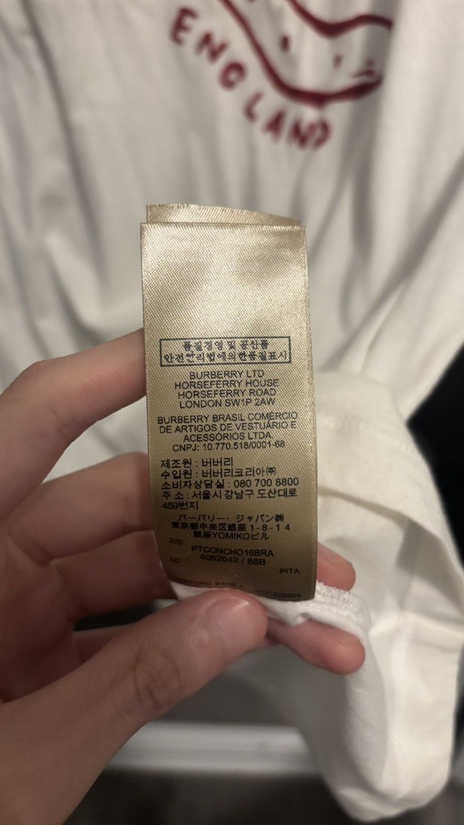 Burberry Burberry London England Castleford Graphic T Shirt White XL Size US L / EU 52-54 / 3 - 7 Thumbnail