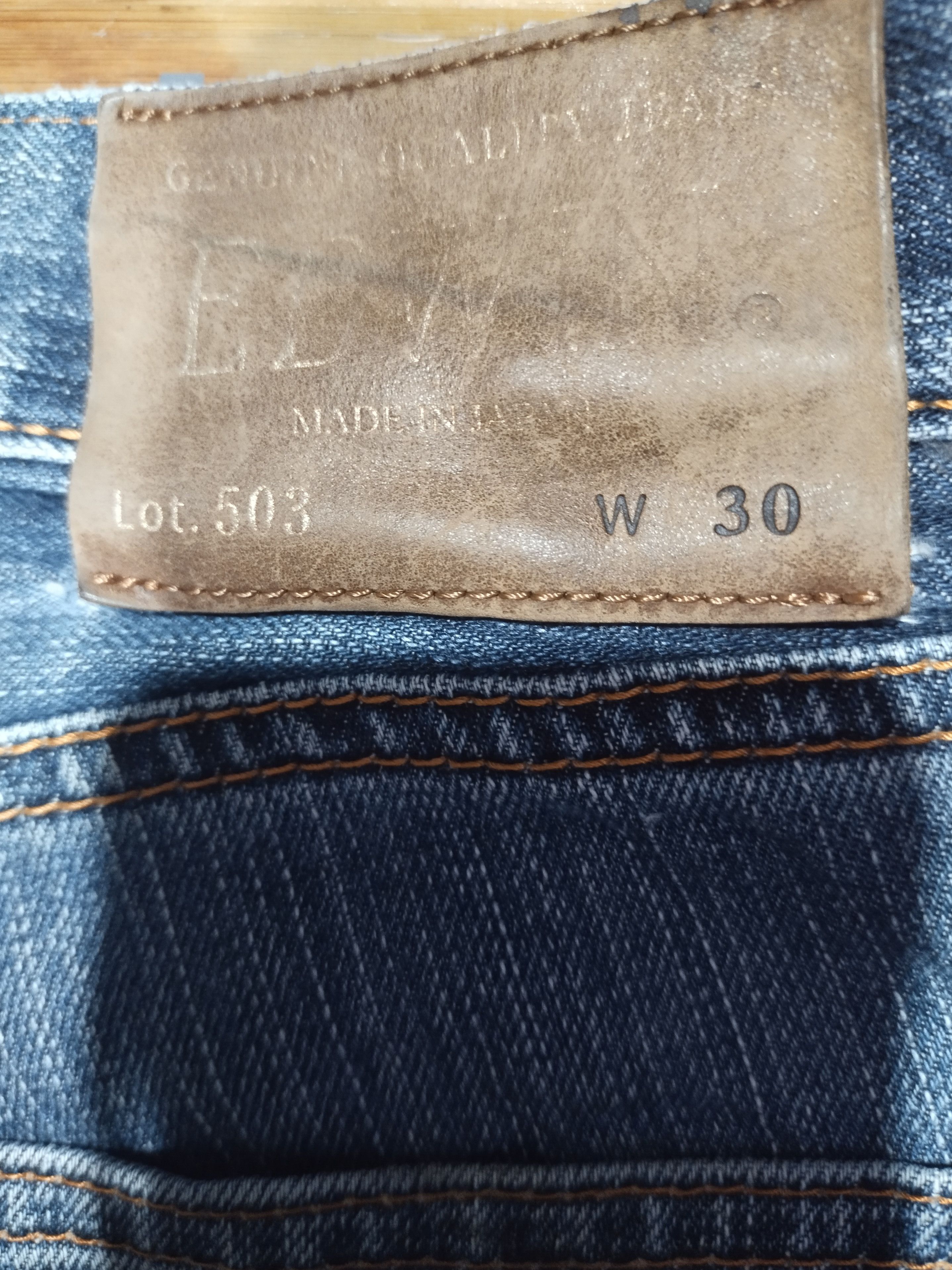 Edwin × Japanese Brand × Vintage Jeans Edwin 503 "Vintage" Sz 30" Size US 30 / EU 46 - 13 Thumbnail