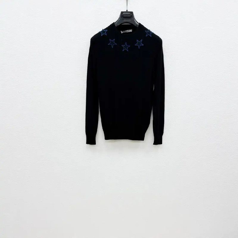 Givenchy Givenchy Men's Black Wool Knitted Sweater 0089 Size US XS / EU 42 / 0 - 1 Thumbnail