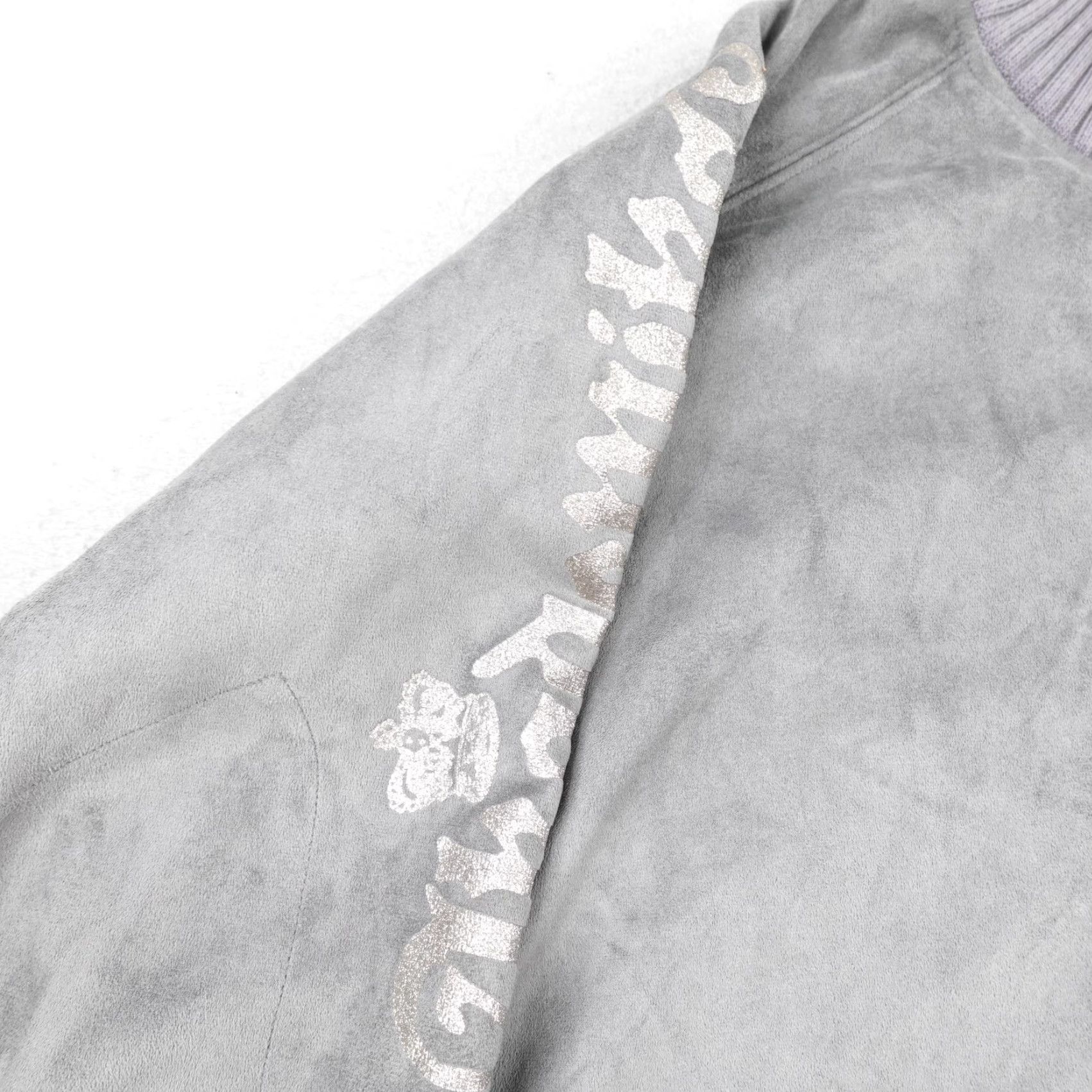 Akademiks Vintage Akademiks Jacket Mens 4XL Gray Faux Suede Bomber Coat Zip Up Hip Hop Y2K Size US XXL / EU 58 / 5 - 5 Thumbnail