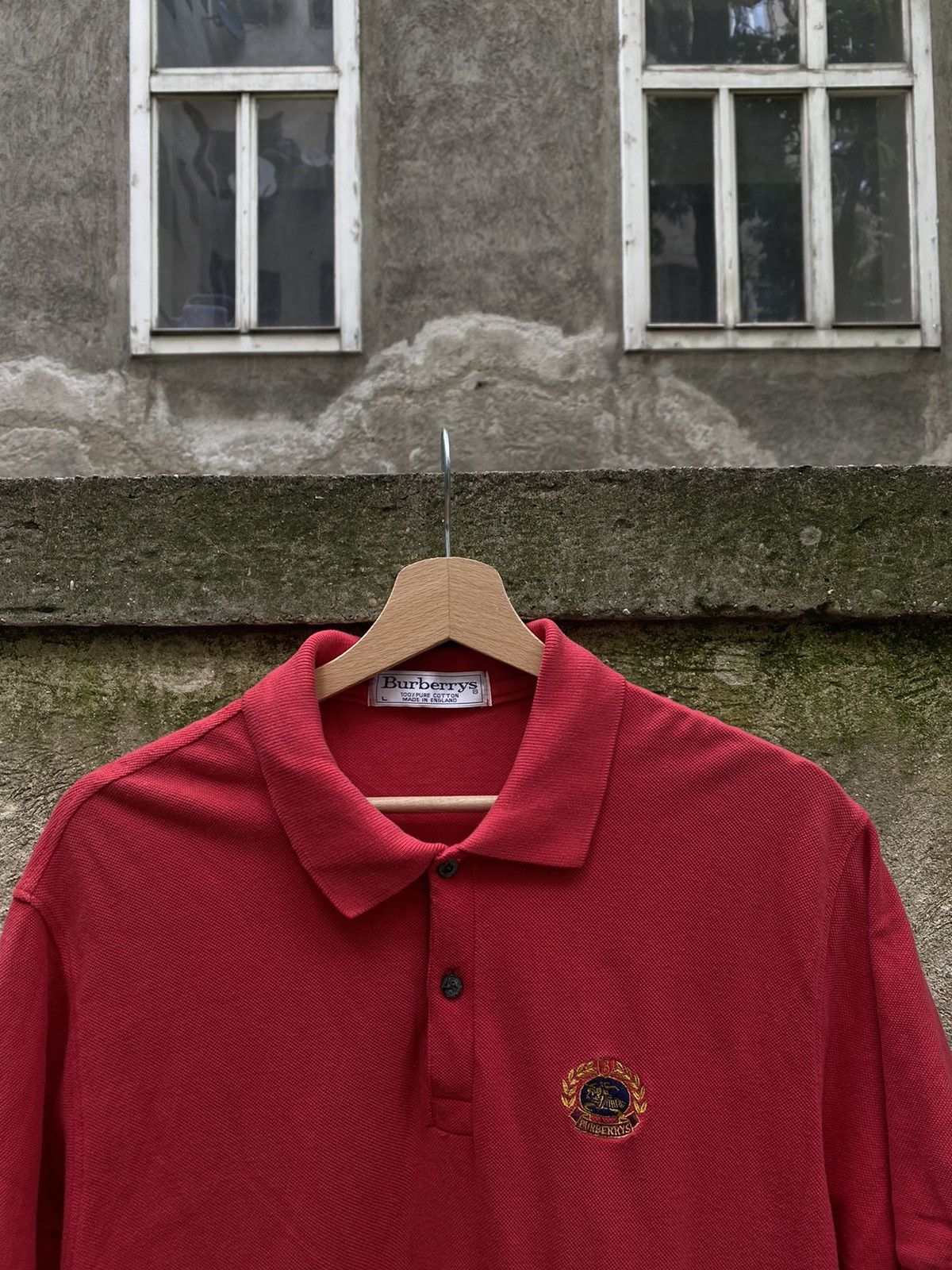 Burberry × Vintage Vintage Burberry’s Small Embroidered Logo Polo T-Shirt Size US L / EU 52-54 / 3 - 2 Thumbnail