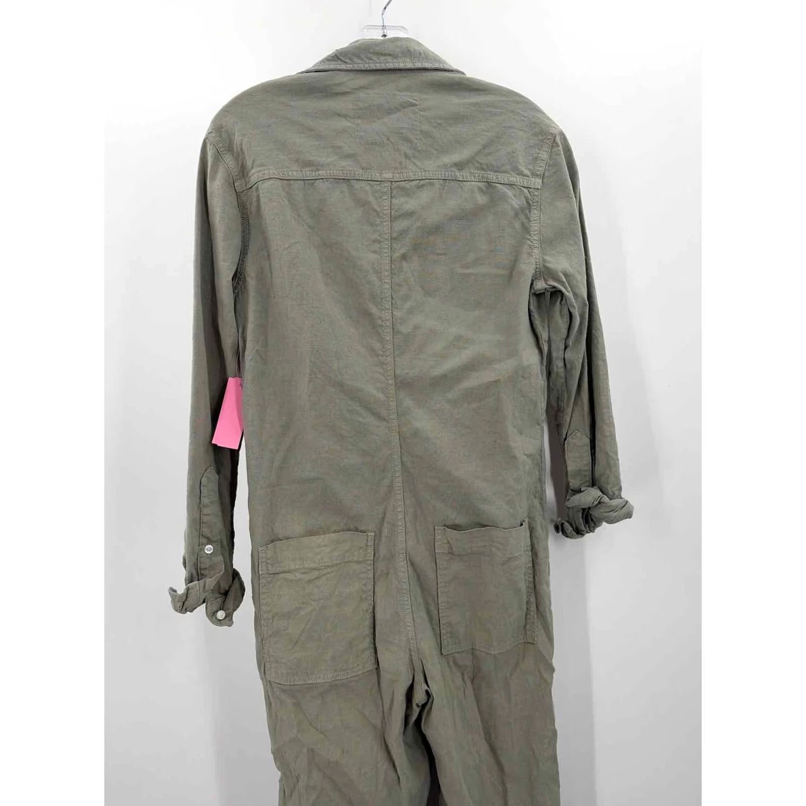 Frank & Eileen Frank & Eileen Jumpsuit XS Green Long Sleeve Pre-Owned Size XS / US 0-2 / IT 36-38 - 3 Thumbnail