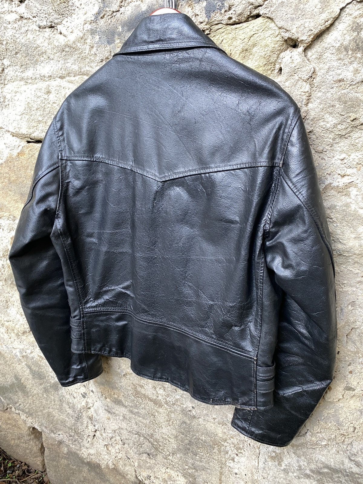 Vintage Rare Vintage 80s Punk Campri Everest Leather Biker Jacket Size US M / EU 48-50 / 2 - 11 Thumbnail
