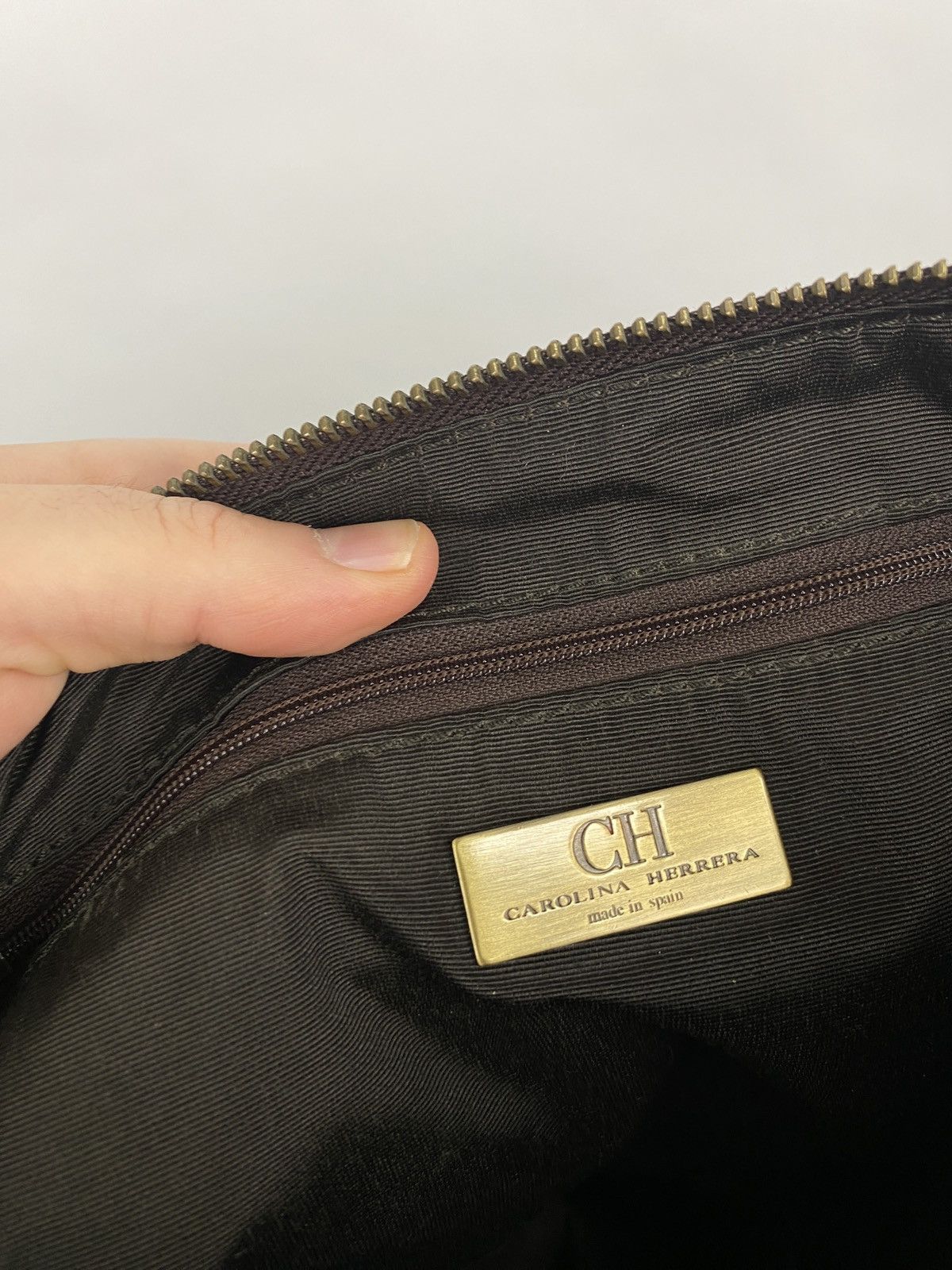 Carolina Herrera 🇪🇸 Vintage 90s Carolina Herrera Rare Bag Retro Hype Y2K Size ONE SIZE - 7 Thumbnail