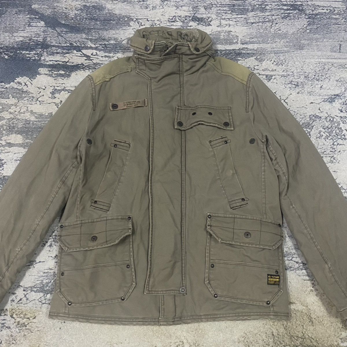 G-Star × Japanese Brand Vintage G star Military Combat Style Field Jacket Size US L / EU 52-54 / 3 - 5 Thumbnail