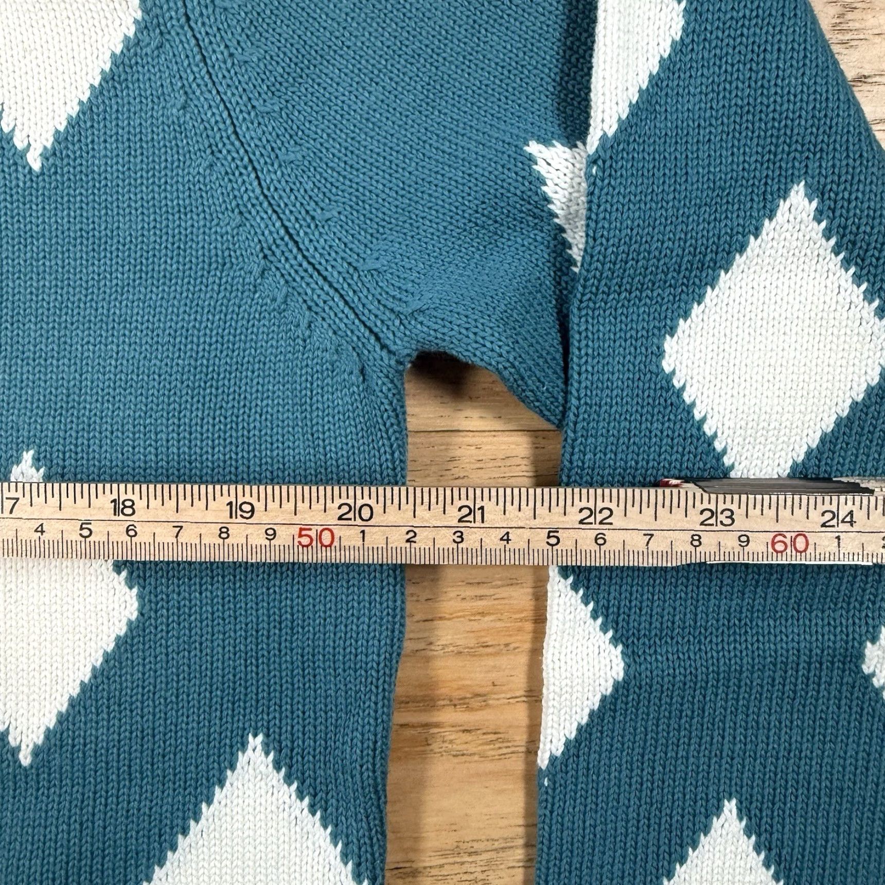 Vintage NWOT Diamond Bogey Boys Crewneck Sweater Mens Small Blue Diamond AOP Cinched Macklemore Size US S / EU 44-46 / 1 - 5 Thumbnail