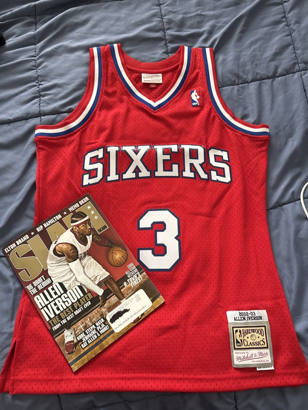 Mitchell & Ness Allen Iverson Jersey Size US M / EU 48-50 / 2 - 2 Thumbnail