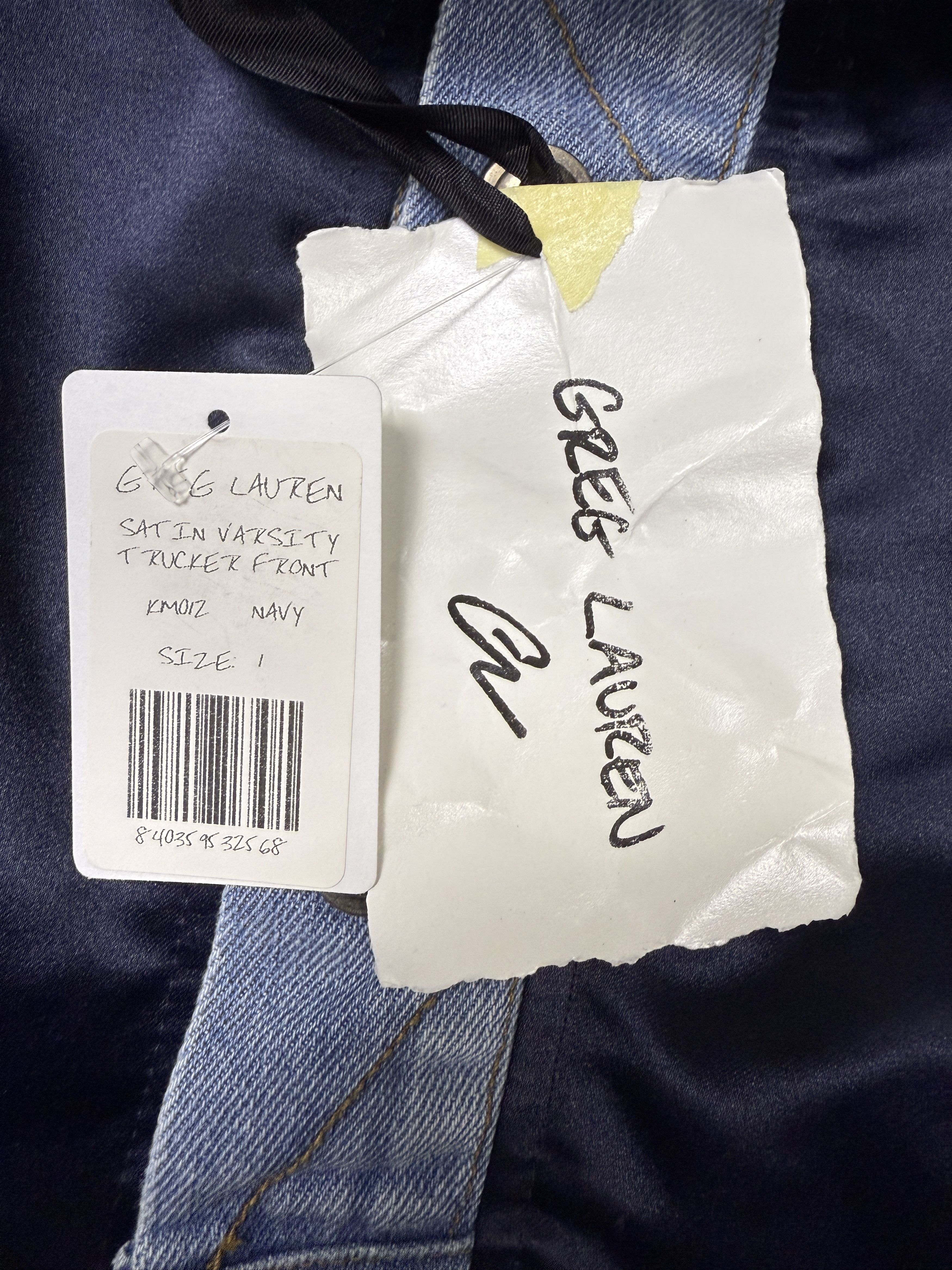 Greg Lauren $1475 Greg Lauren Trucker Front Satin Varsity Jacket Size US S / EU 44-46 / 1 - 5 Thumbnail