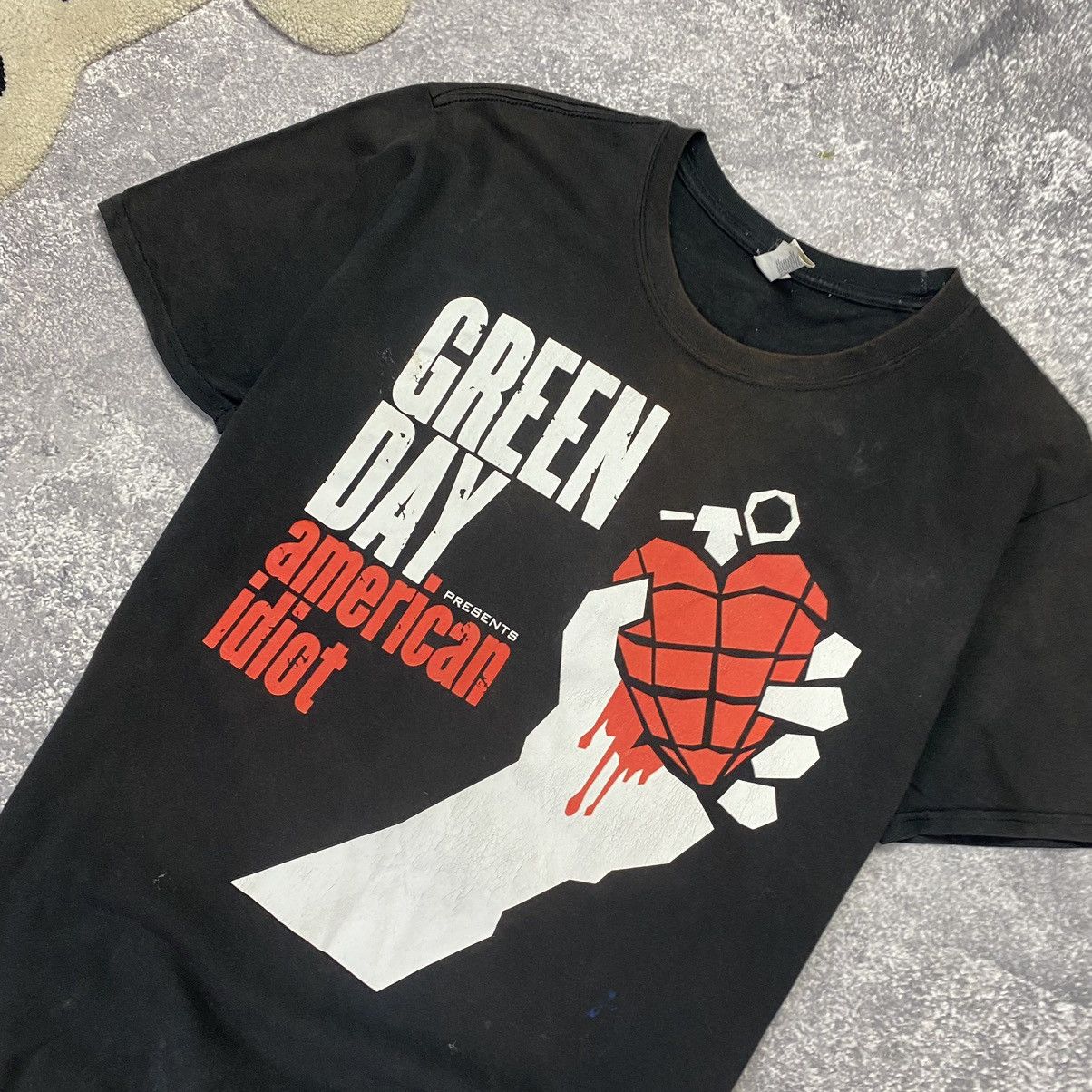 Band Tees Vintage Green Day American Idiot big logo 90’s tee Size US L / EU 52-54 / 3 - 2 Thumbnail