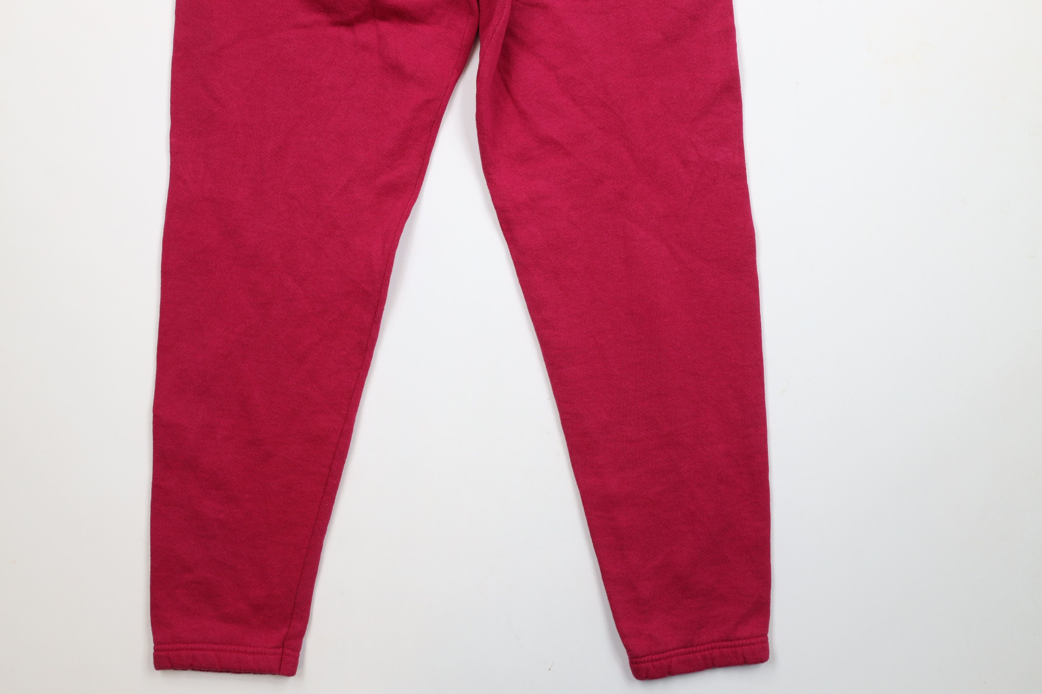 Vintage Vintage 90s Streetwear Blank Sweatpants Joggers Pink USA Size 22" - 11 Thumbnail