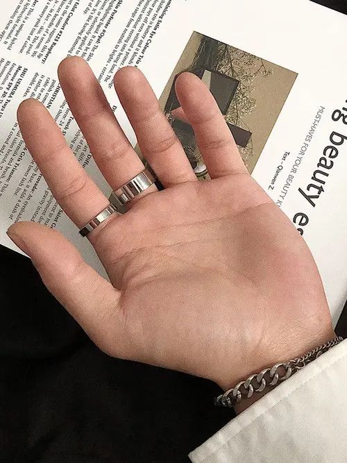 VIBE Retro punk rings Size ONE SIZE - 8 Thumbnail