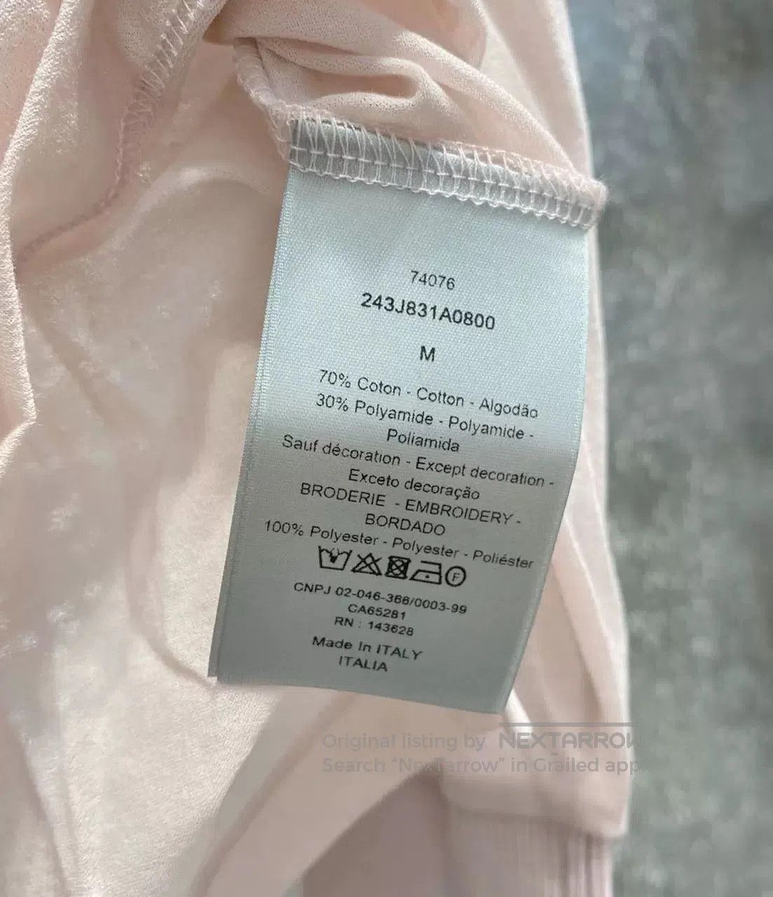 Dior Dior Homme Pink Long Sleeve Polo. Size US L / EU 52-54 / 3 - 3 Thumbnail