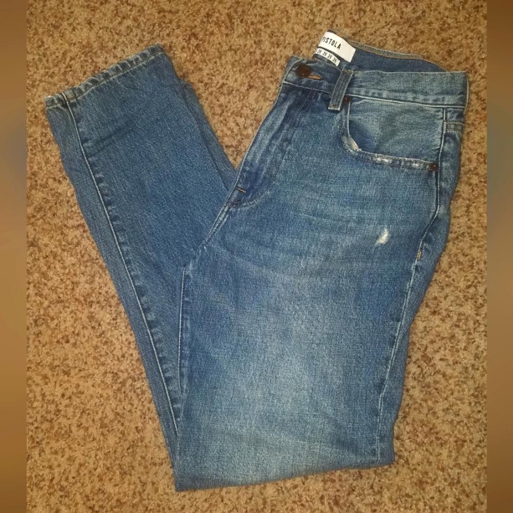 Designer Pistola Distressed Jean's Size 26 Size 26" / US 2 / IT 38 - 1 Thumbnail