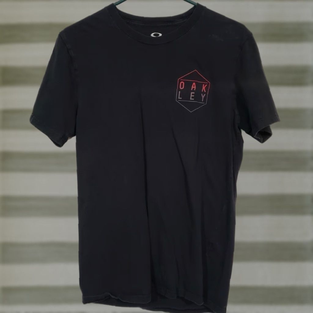 Oakley Oakley Shirt Mens Small Black Short Sleeve with Oakley in a Diamond Size US S / EU 44-46 / 1 - 1 Thumbnail